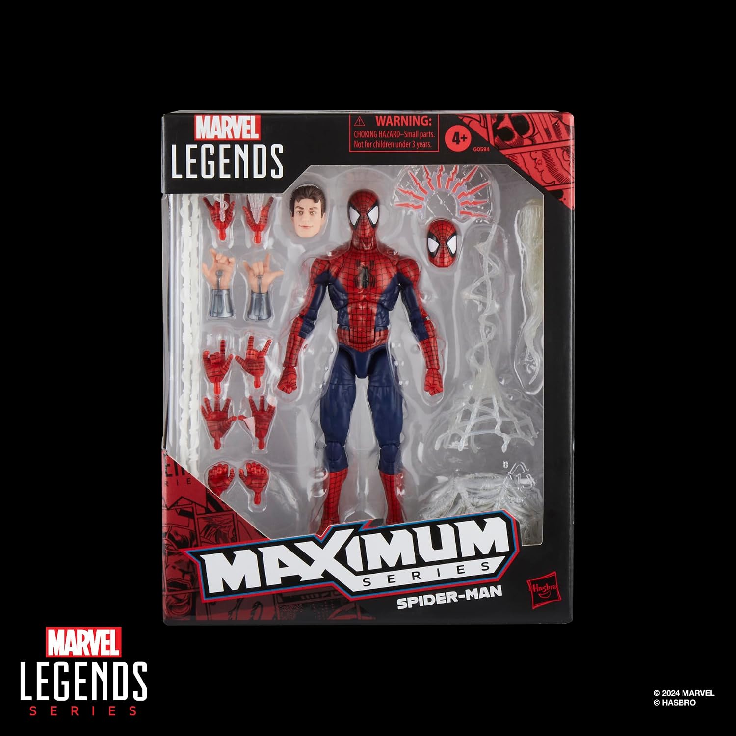 FIGURA DE ACCIÓN SPIDER-MAN MARVEL LEGENDS MAXIMUM SERIES 6 PULGADAS - 2