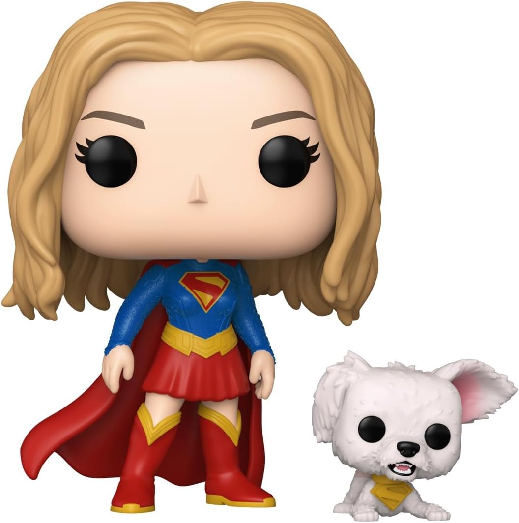 FUNKO POP! Y BUDDY SUPERGIRL CON CACHORRO KRYPTO - 2