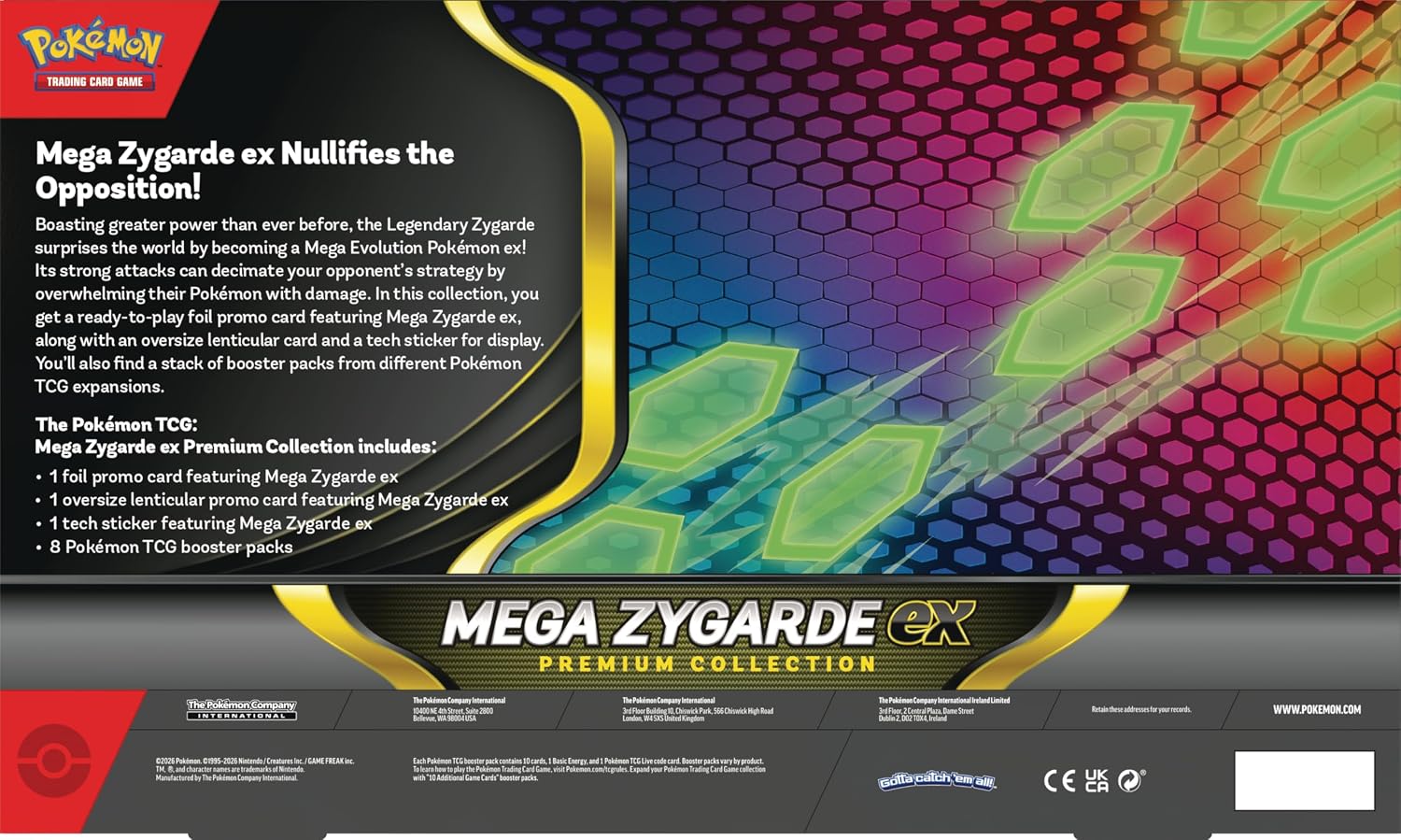COLECCIÓN PREMIUM POKÉMON TCG MEGA ZYGARDE EX CON 8 SOBRES DE EXPANSIÓN - 4