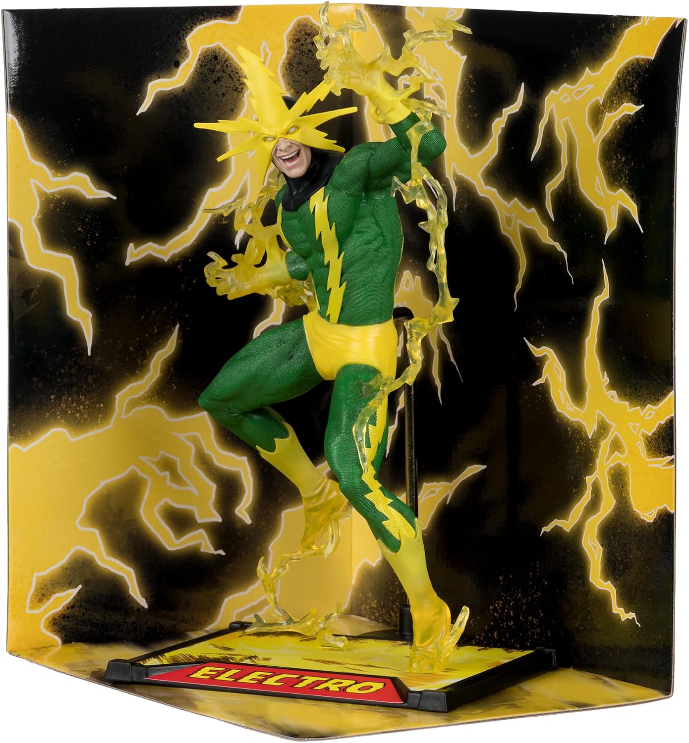FIGURA DE ACCIÓN MCFARLANE TOYS MARVEL ELECTRO ESCALA 1:10 JOE FIXIT #5 - 1