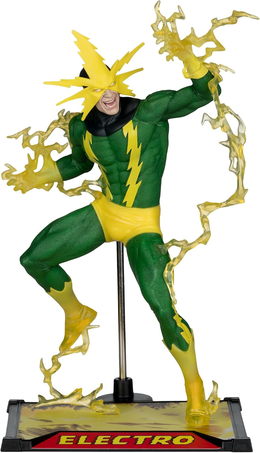 FIGURA DE ACCIÓN MCFARLANE TOYS MARVEL ELECTRO ESCALA 1:10 JOE FIXIT #5 - 2