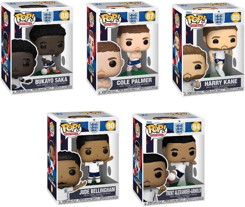 FUNKO POP! FOOTBALL ENGLAND 2026 WORLD CUP SERIES 1 SET DE 5 FIGURAS VINILO - 1