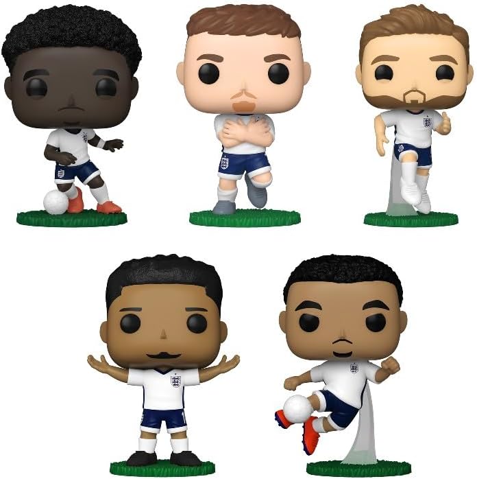 FUNKO POP! FOOTBALL ENGLAND 2026 WORLD CUP SERIES 1 SET DE 5 FIGURAS VINILO - 2