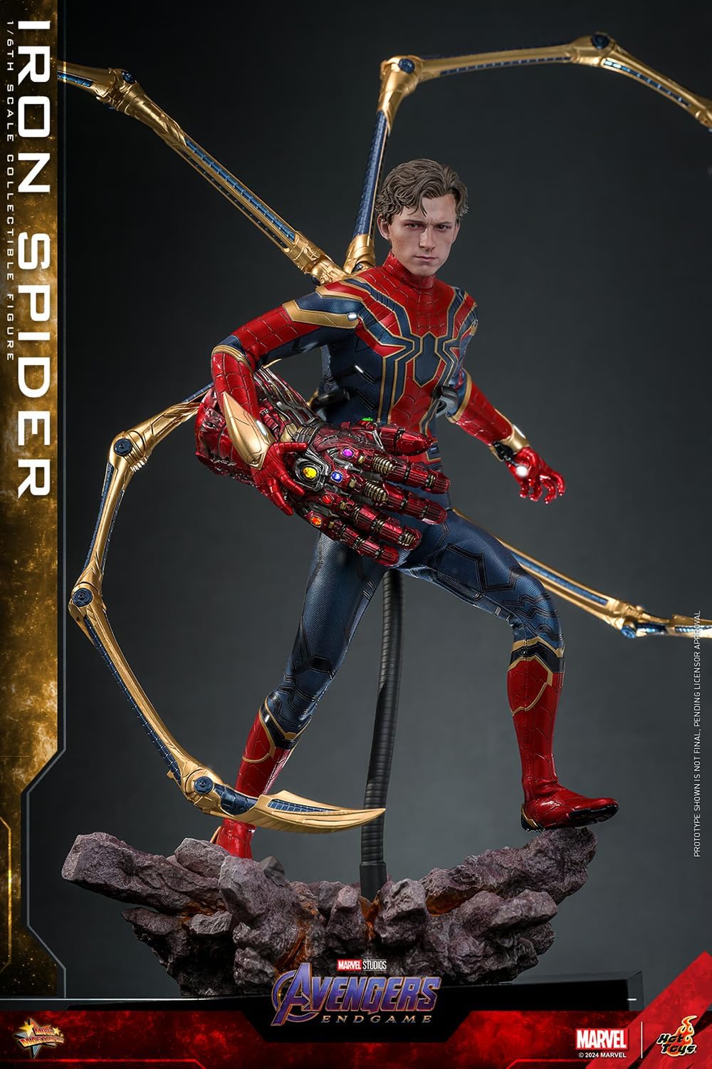 FIGURA DE ACCIÓN HOT TOYS MARVEL IRON SPIDER AVENGERS ENDGAME ESCALA 1/6 12 PULGADAS - 5