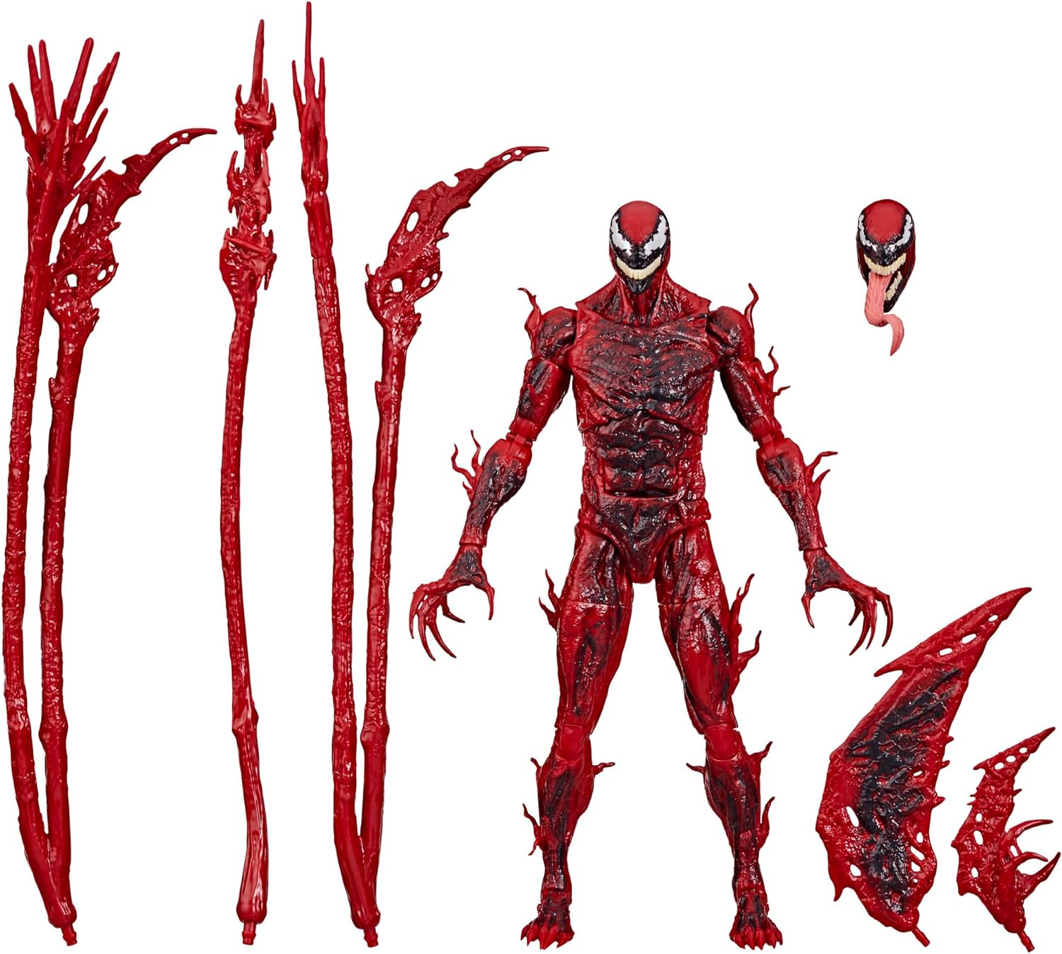 FIGURA DE ACCIÓN MARVEL LEGENDS CARNAGE VENOM LET THERE BE CARNAGE 6 PULGADAS - 1