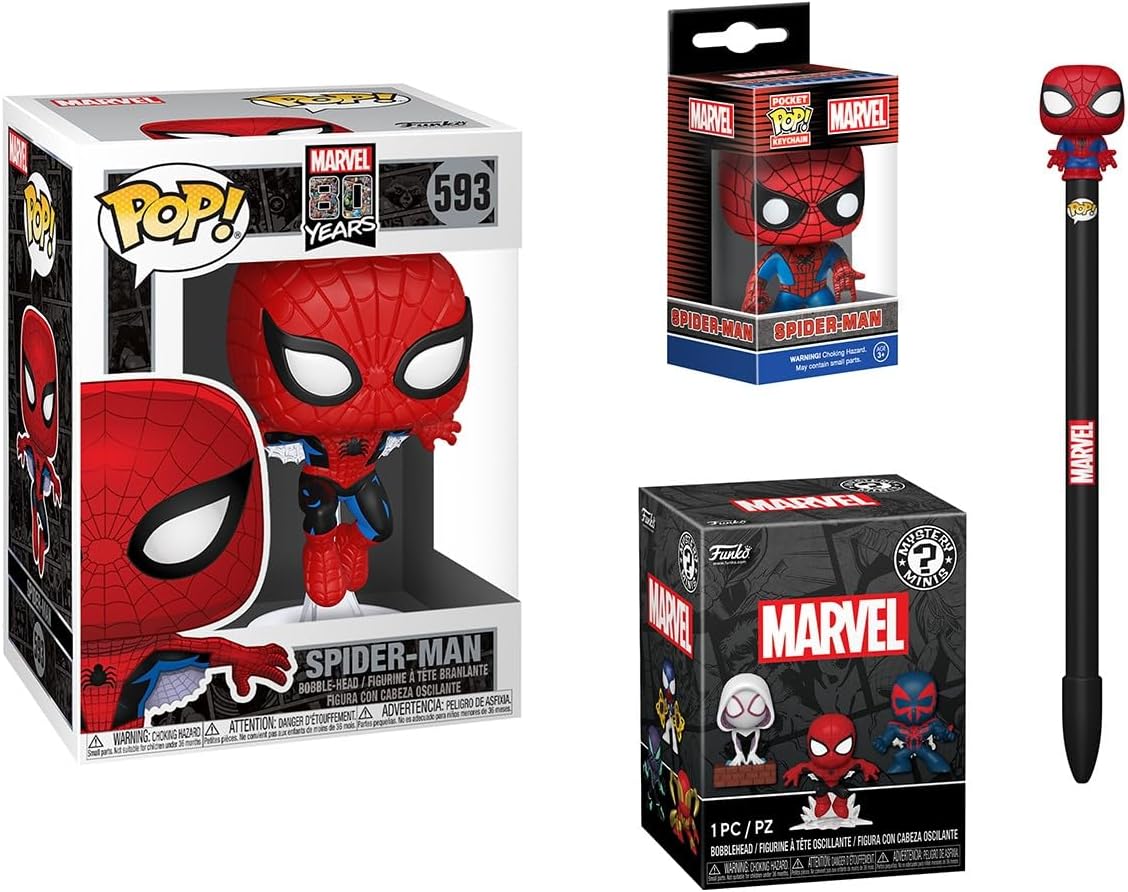 FUNKO POP! BUNDLE IMPULSE MARVEL COMICS SPIDER-MAN 4 PIEZAS - 2