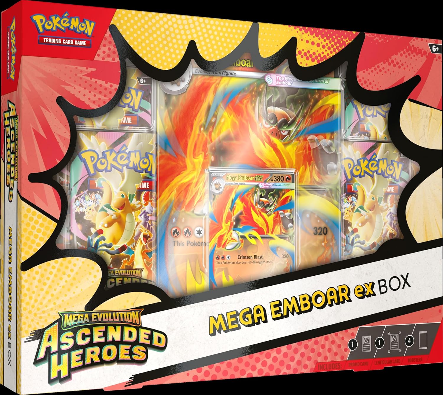 JUEGO DE CARTAS POKÉMON TCG MEGA EVOLUTION ASCENDED HEROES EX BOX - 1