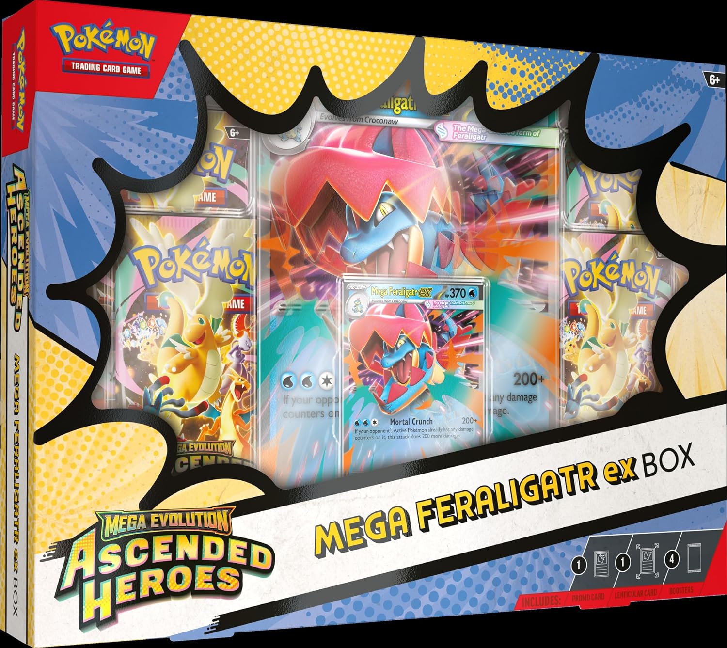 JUEGO DE CARTAS POKÉMON TCG MEGA EVOLUTION ASCENDED HEROES EX BOX - 4