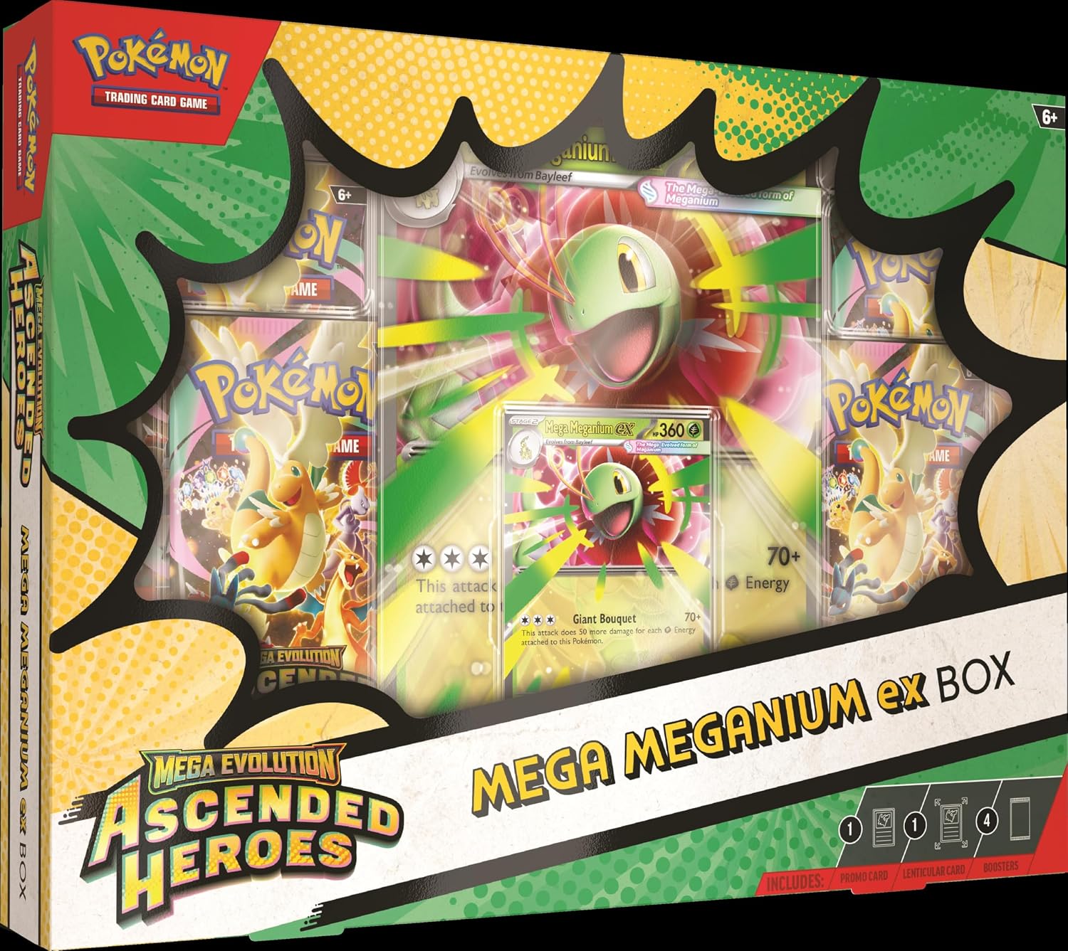JUEGO DE CARTAS POKÉMON TCG MEGA EVOLUTION ASCENDED HEROES EX BOX - 5
