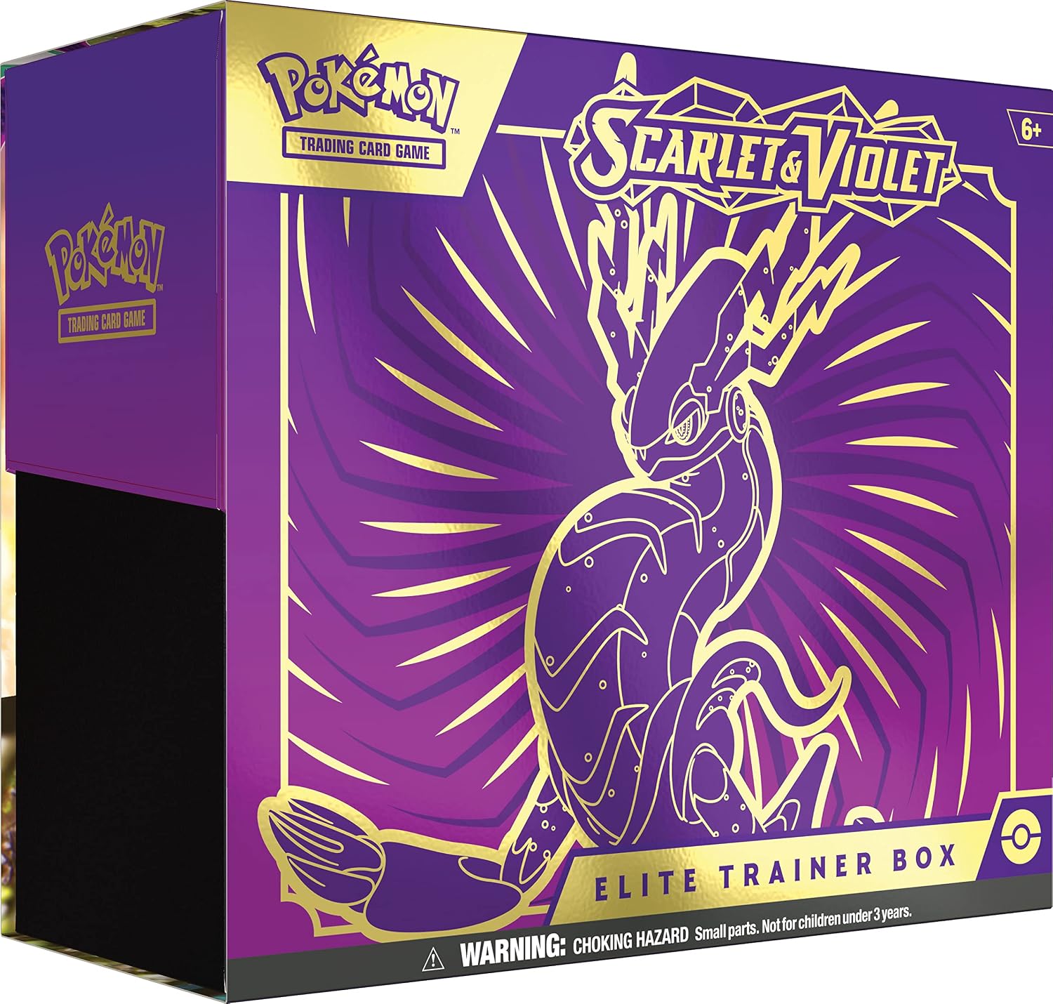 POKÉMON TCG SCARLET AND VIOLET ELITE TRAINER BOX MIRAIDON PURPLE - 1