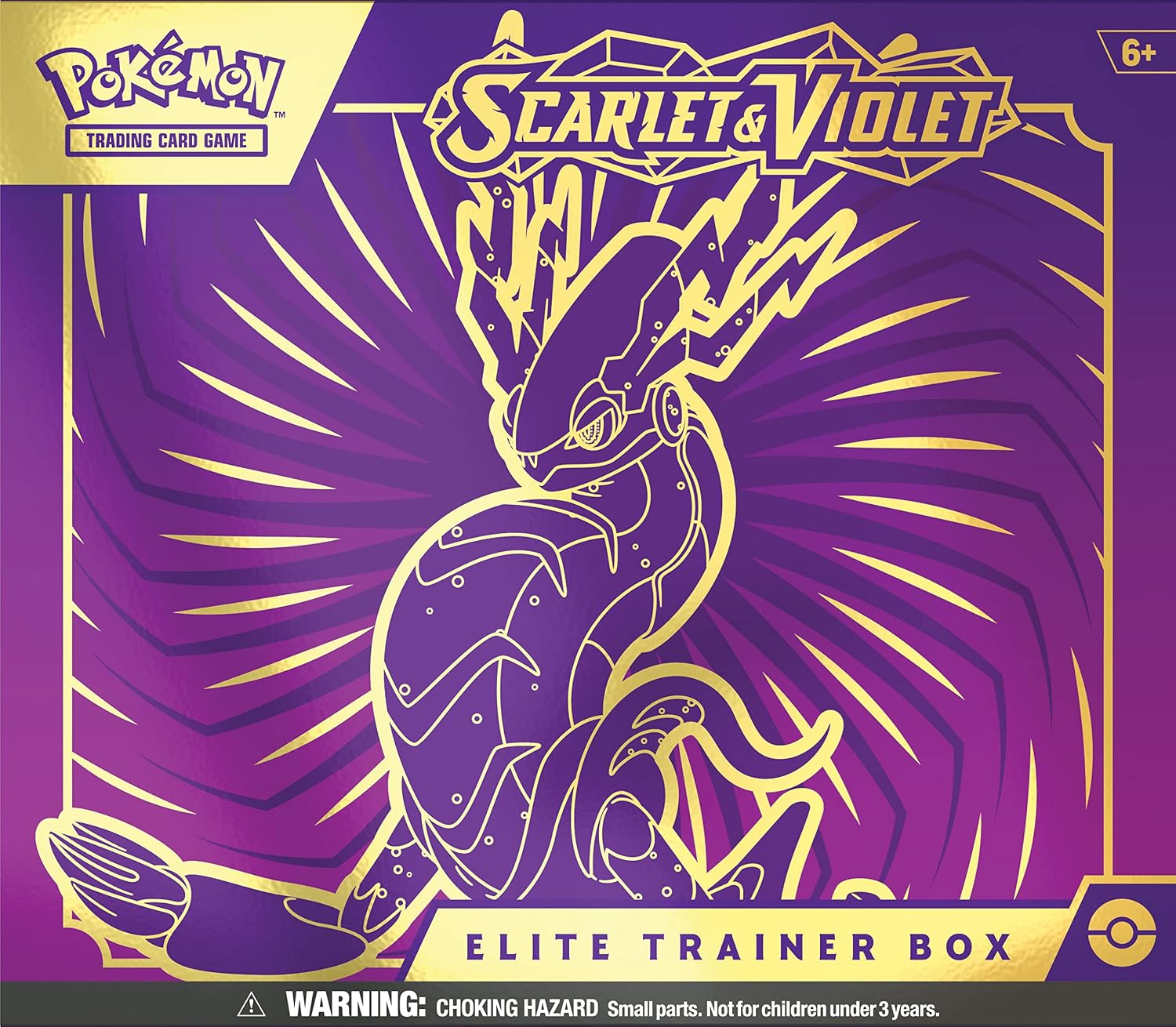 POKÉMON TCG SCARLET AND VIOLET ELITE TRAINER BOX MIRAIDON PURPLE - 2