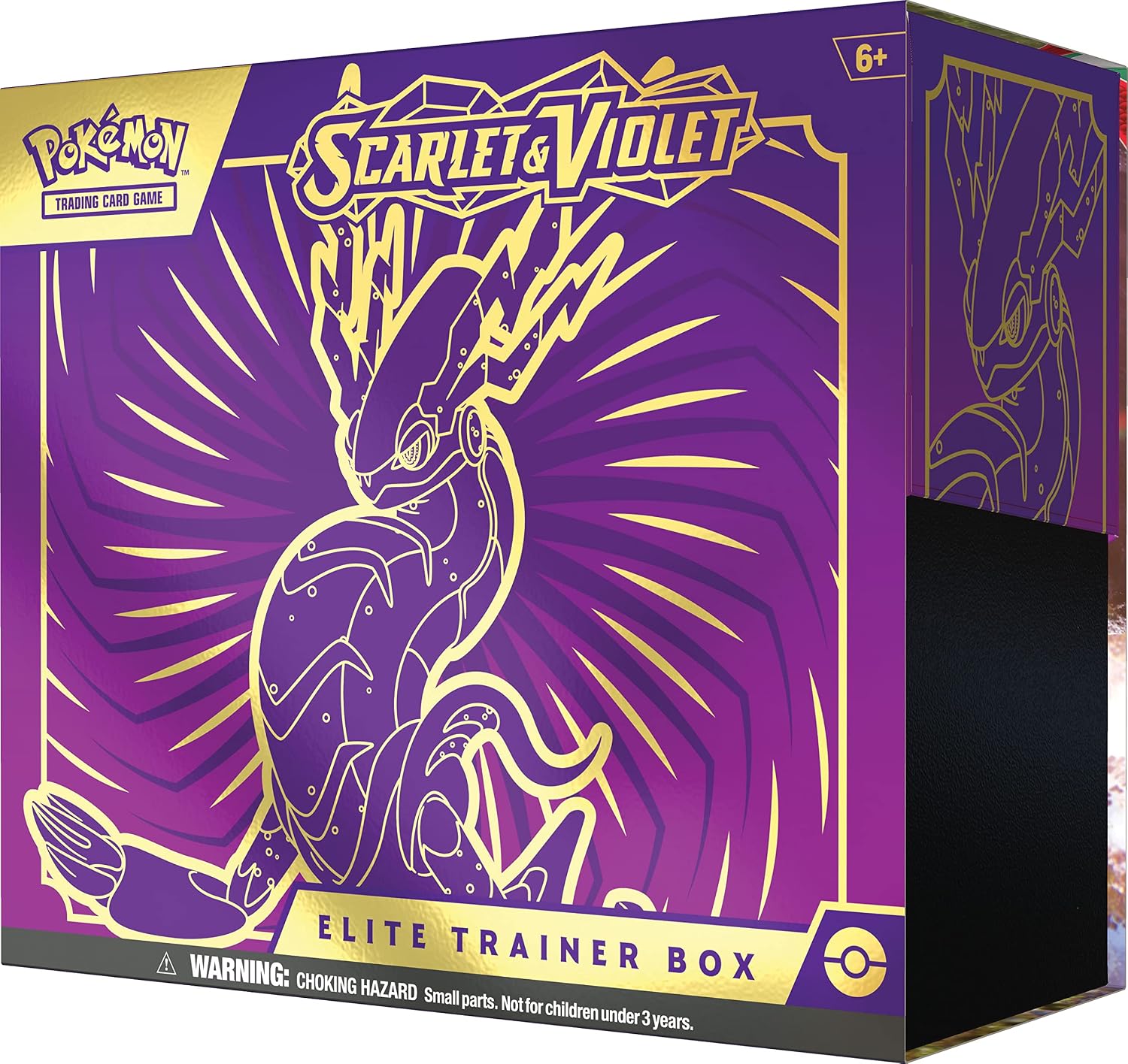 POKÉMON TCG SCARLET AND VIOLET ELITE TRAINER BOX MIRAIDON PURPLE - 3