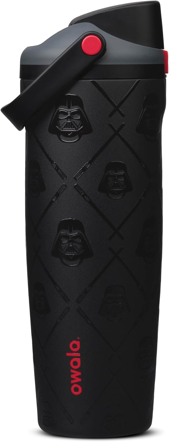 BOTELLA DE AGUA OWALA FREESIP SWAY STAR WARS DARTH VADER 30 OZ ACERO INOXIDABLE - 1
