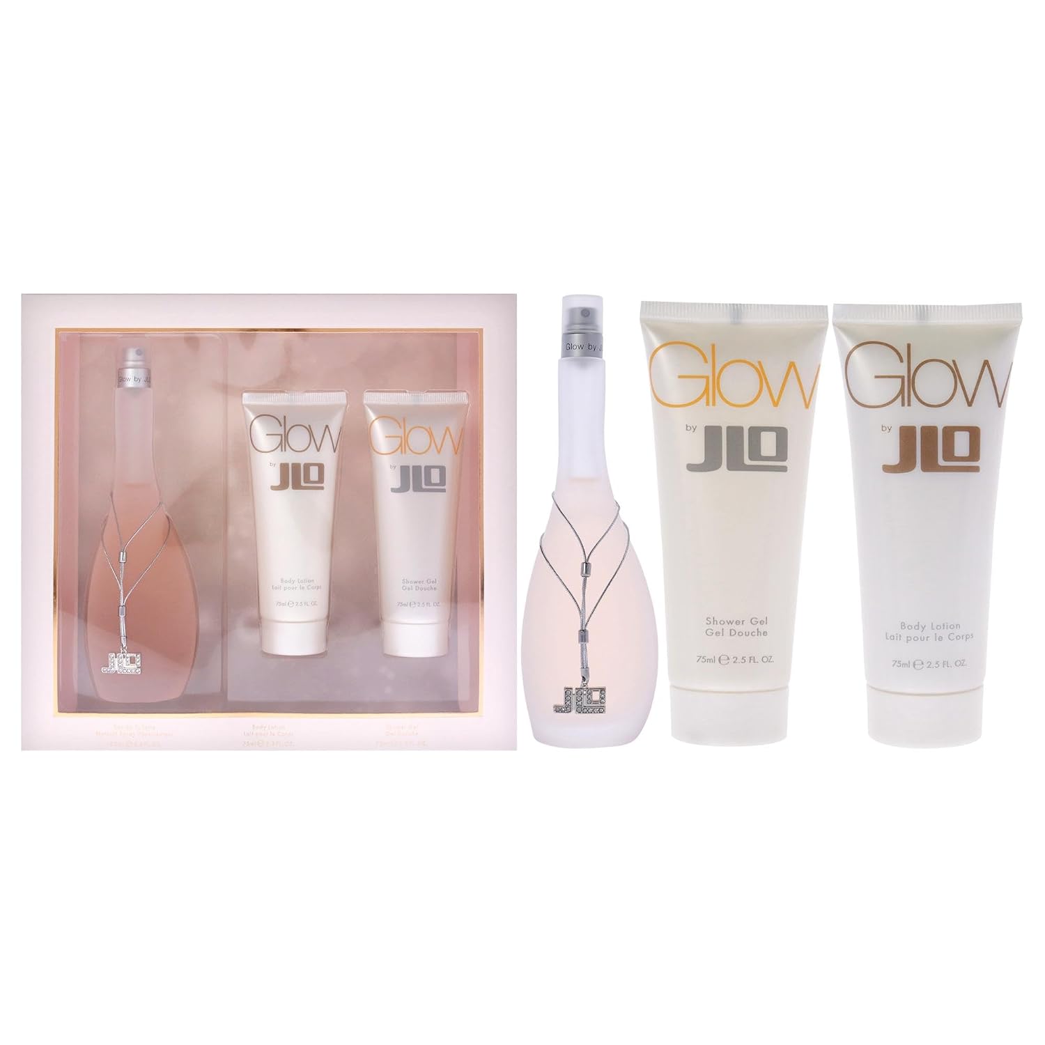 SET DE FRAGANCIAS JENNIFER LOPEZ GLOW 3 PIEZAS - 1