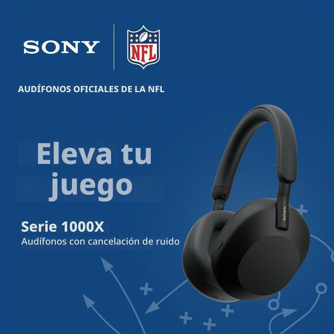 AUDÍFONOS SONY WH-1000XM5 OVER-EAR CANCELACIÓN DE RUIDO INALÁMBRICOS NEGRO - 2