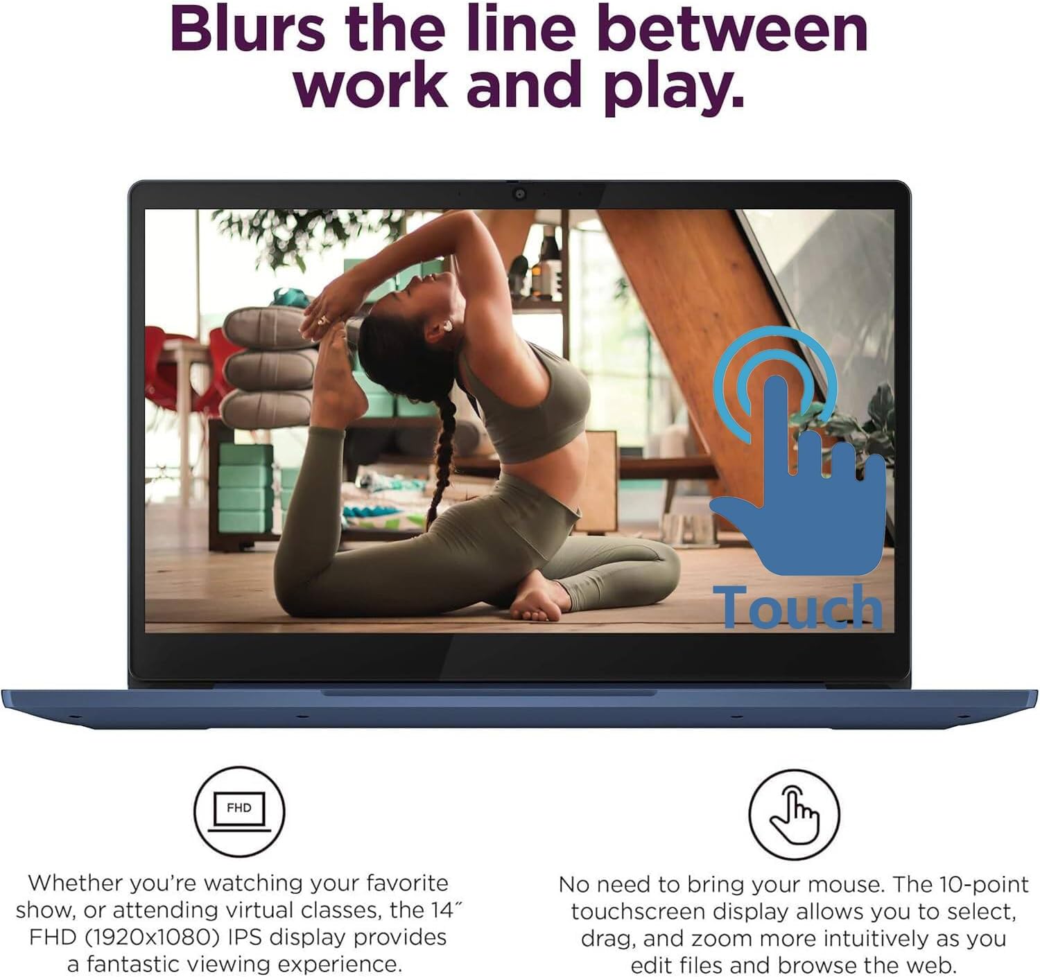 LENOVO CHROMEBOOK 14' TOUCHSCREEN MEDIATEK KOMPANIO 520 AZUL ABYSS - 3