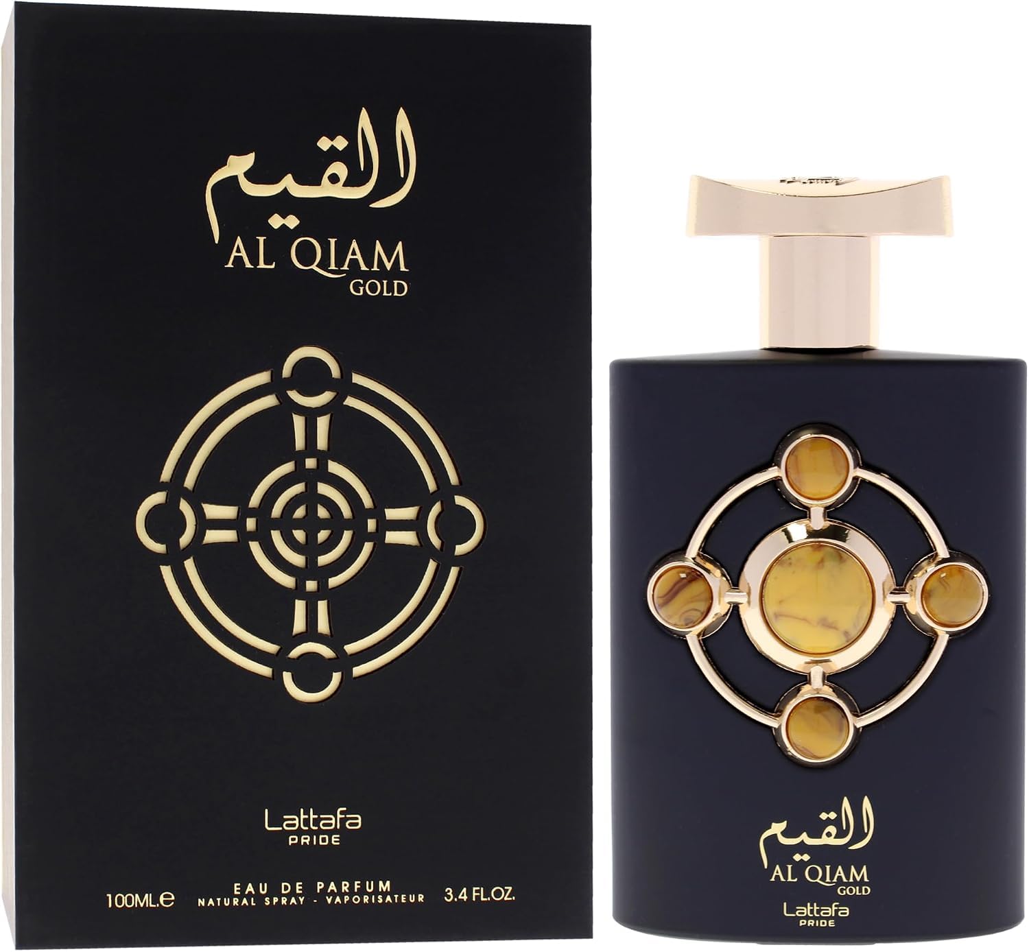 PERFUME LATTAFA AL QIAM GOLD EAU DE PARFUM UNISEX 100ML - 3