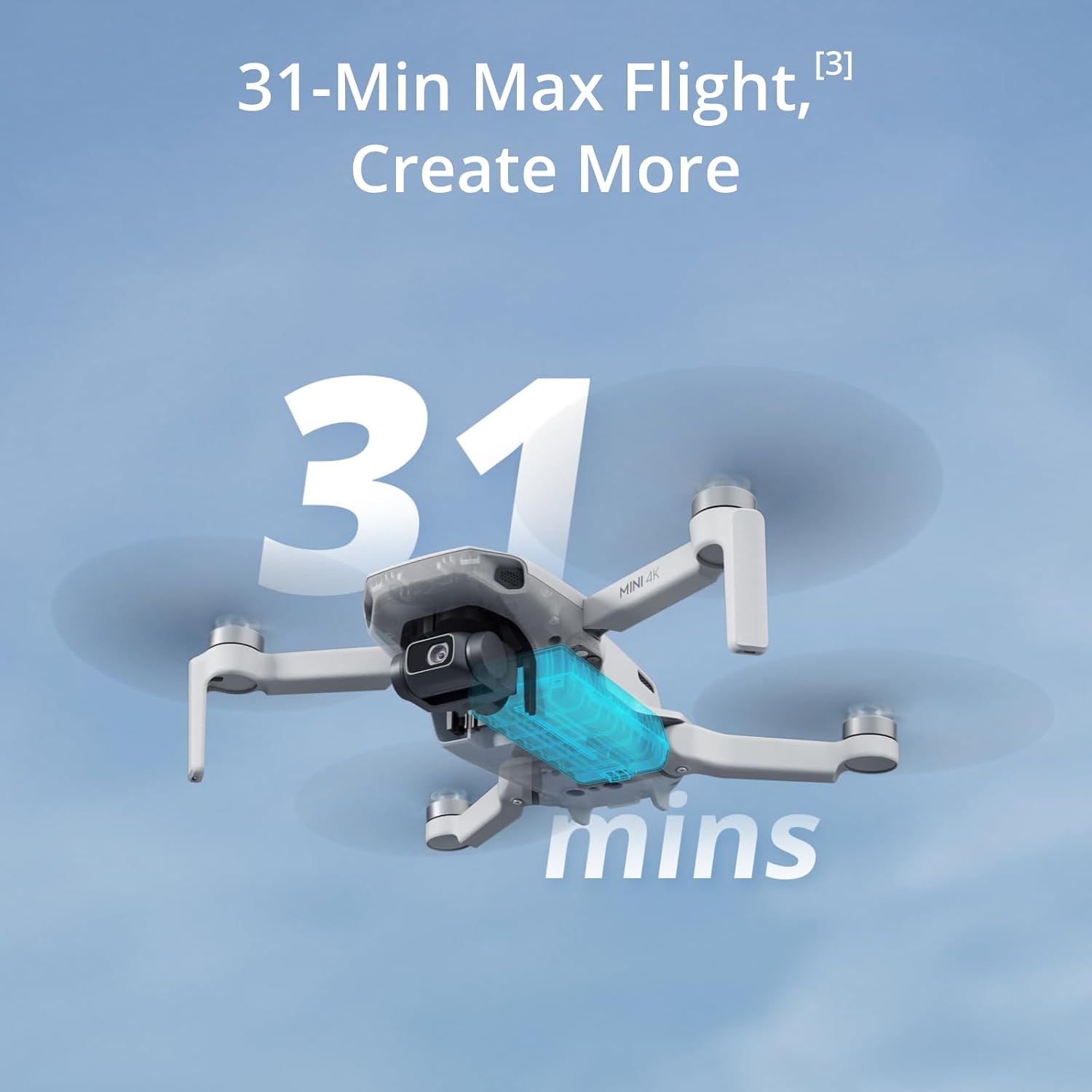 DRONE DJI MINI 4K CON CÁMARA 4K UHD - 5