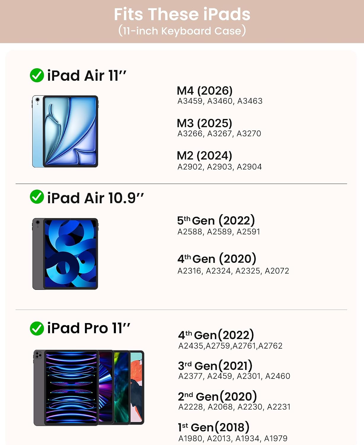CASE CON TECLADO TYPECASE TOUCH PARA IPAD AIR 11 Y PRO 11 CON ROTACIÓN 360° - 2