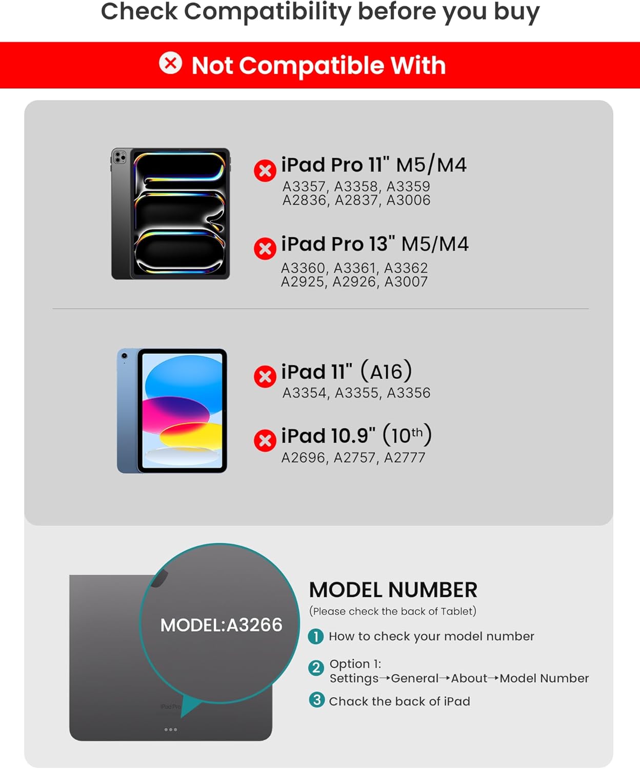 CASE CON TECLADO TYPECASE TOUCH PARA IPAD AIR 11 Y PRO 11 CON ROTACIÓN 360° - 3