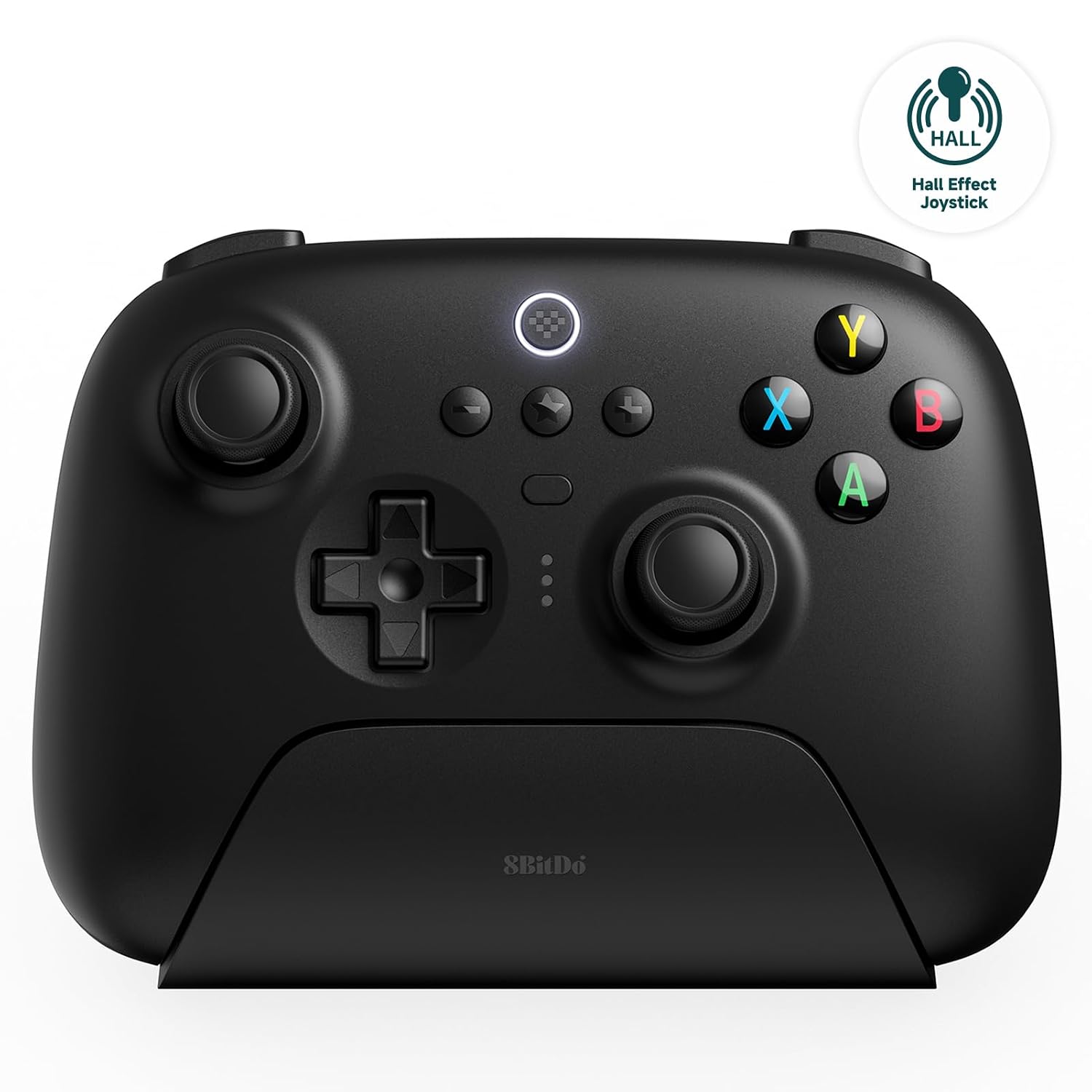CONTROL GAMER 8BITDO ULTIMATE 2.4G WIRELESS CON JOYSTICK HALL EFFECT NEGRO - 1