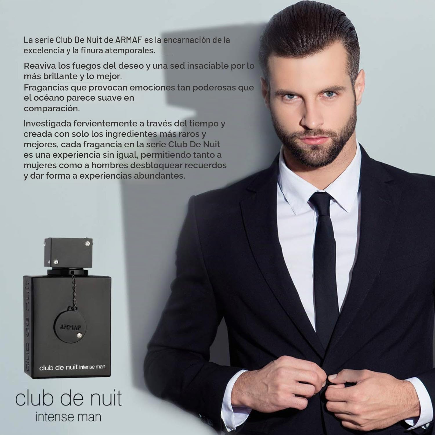 PERFUME ARMAF CLUB DE NUIT INTENSE FOR MEN EAU DE TOILETTE 3.6 OZ - 4