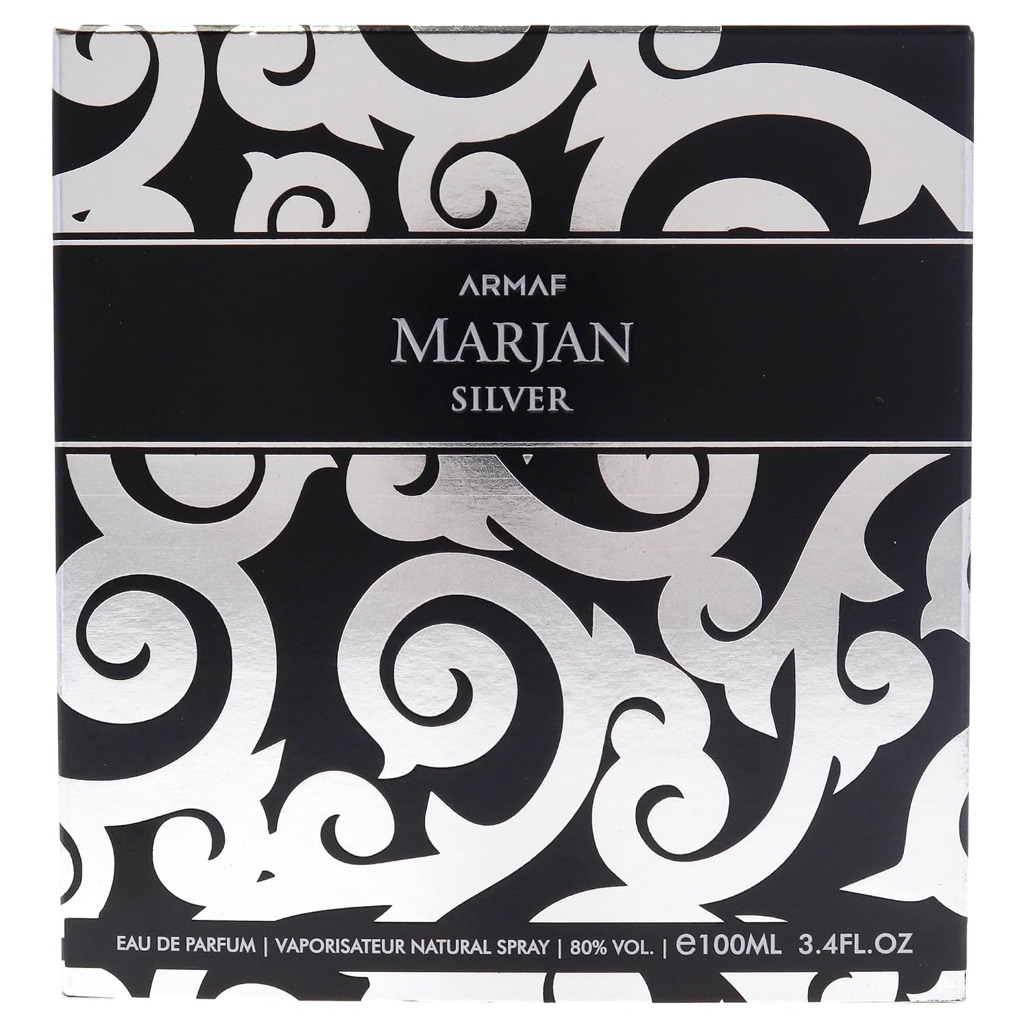 PERFUME ARMAF MARJAN SILVER EDP SPRAY PARA HOMBRE 3.4 OZ - 5