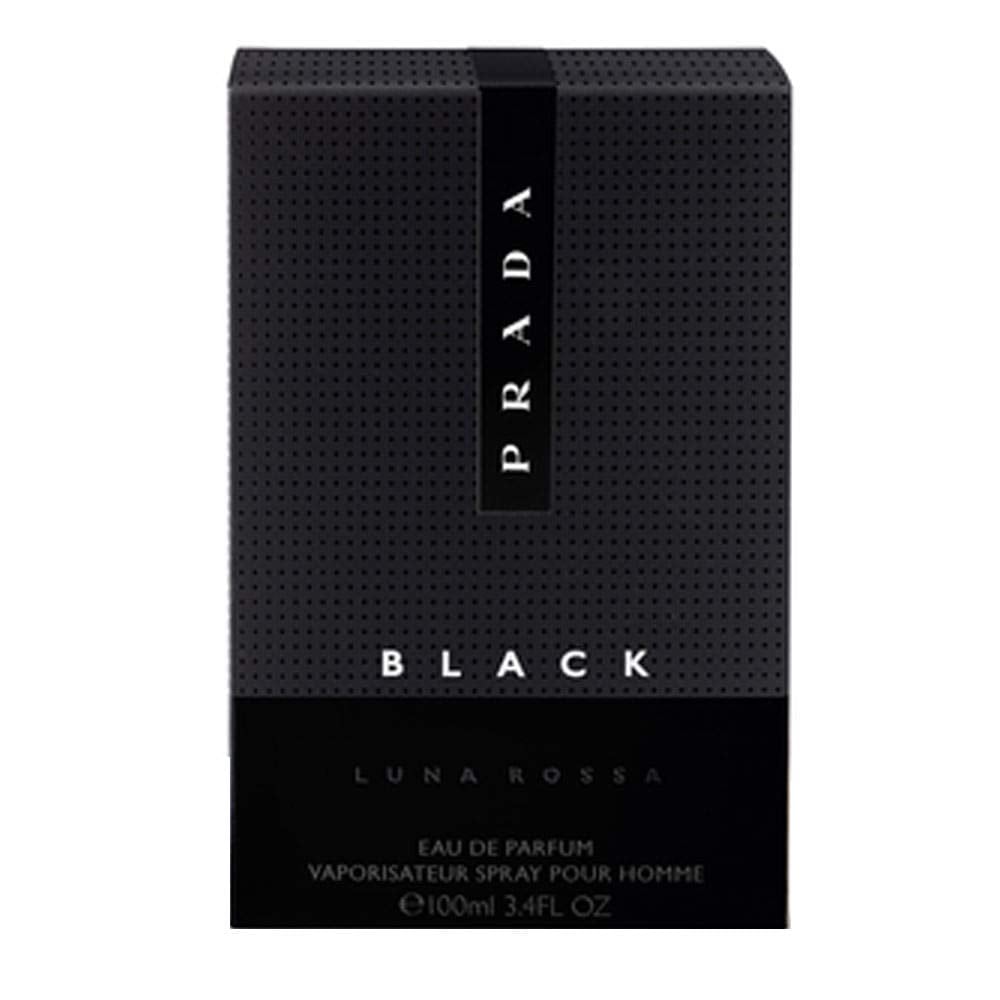 PERFUME PRADA LUNA ROSSA BLACK FOR MEN EAU DE PARFUM 3.4 OZ - 3