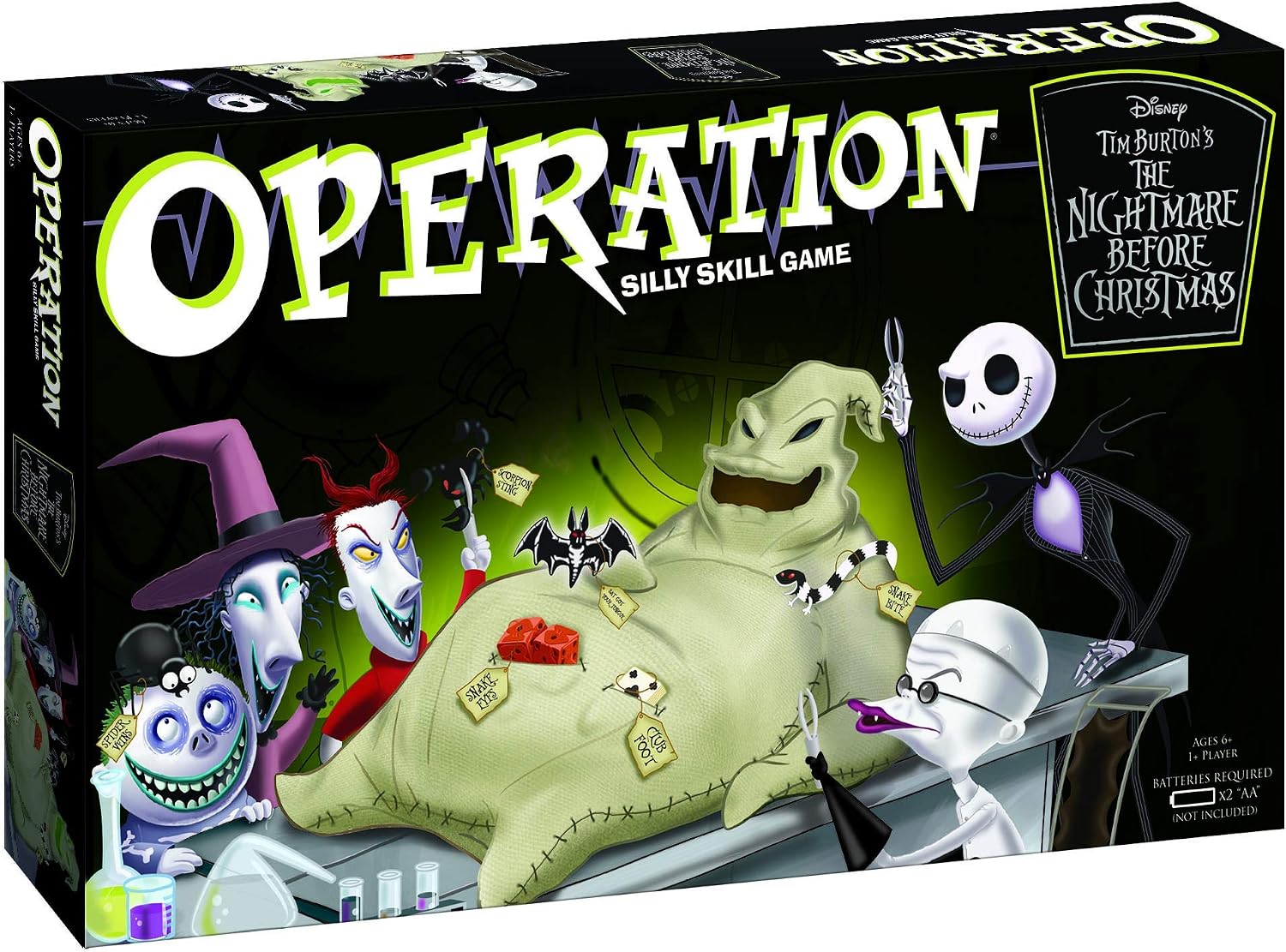 JUEGO DE MESA OPERATION: DISNEY THE NIGHTMARE BEFORE CHRISTMAS - 1