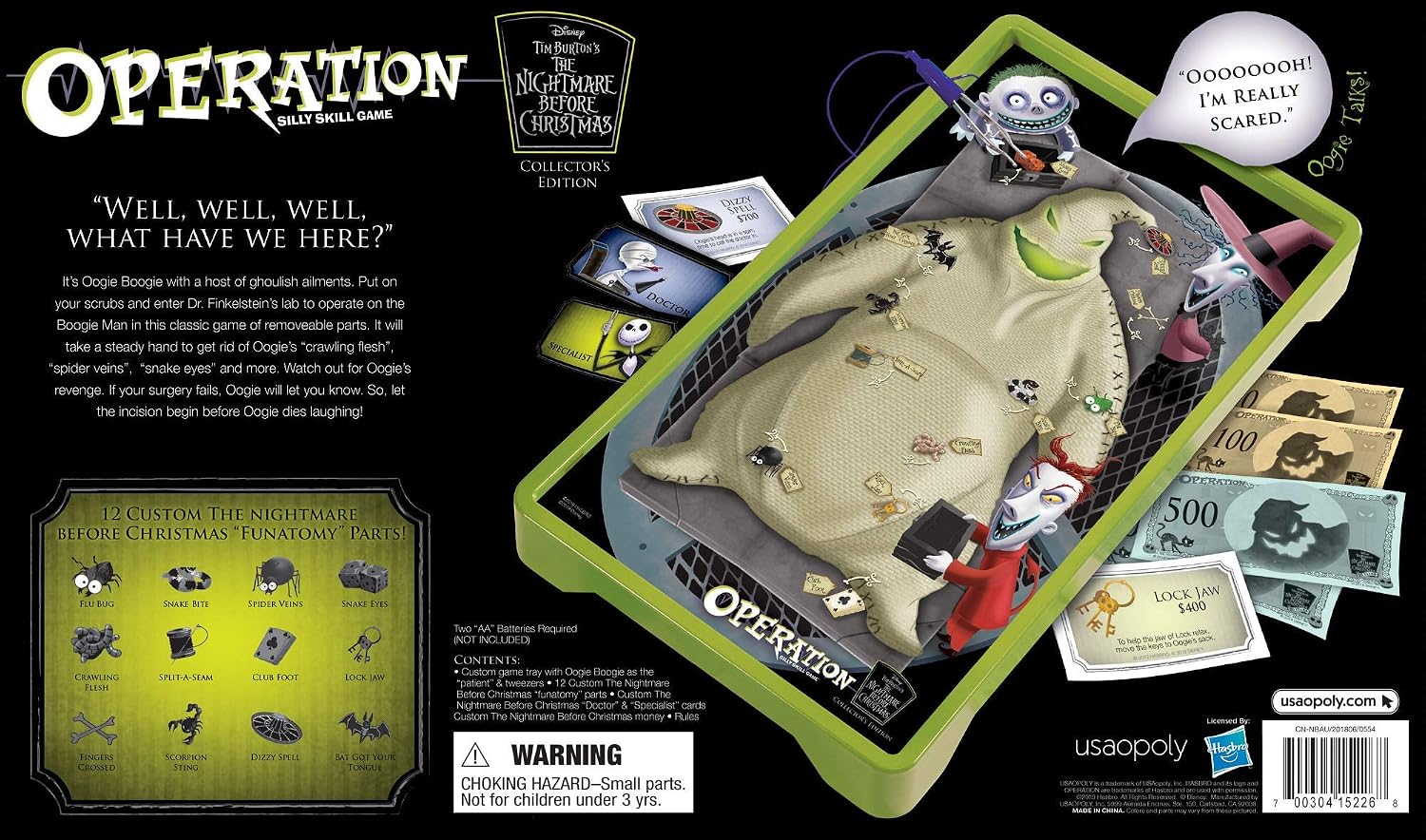 JUEGO DE MESA OPERATION: DISNEY THE NIGHTMARE BEFORE CHRISTMAS - 3
