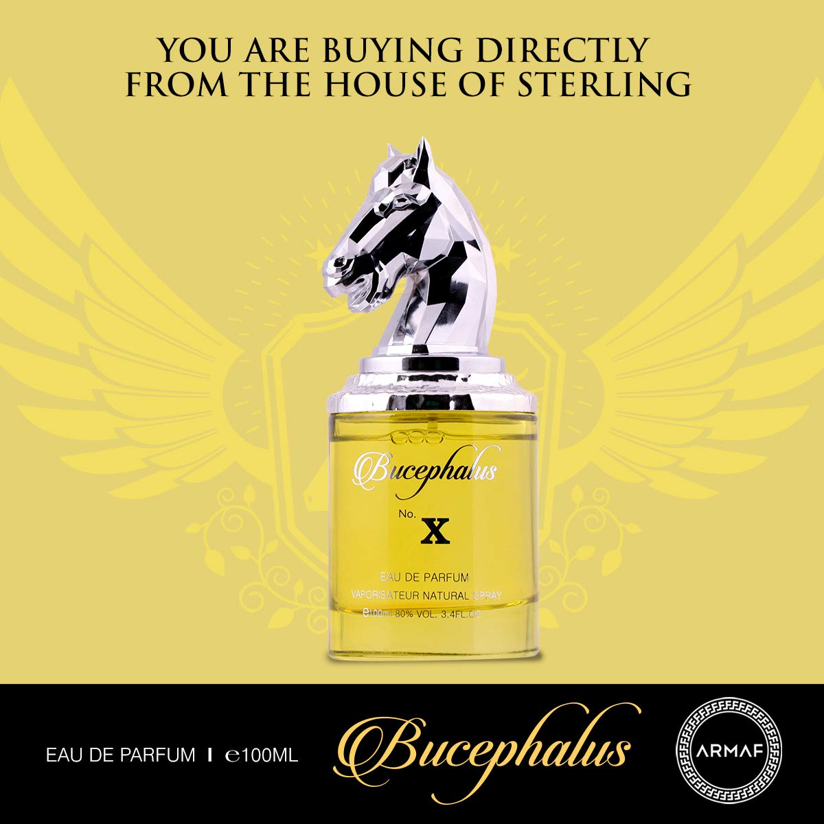 PERFUME BUCEPHALUS NO. X BY ARMAF UNISEX 3.4 OZ EDP SPRAY - 3