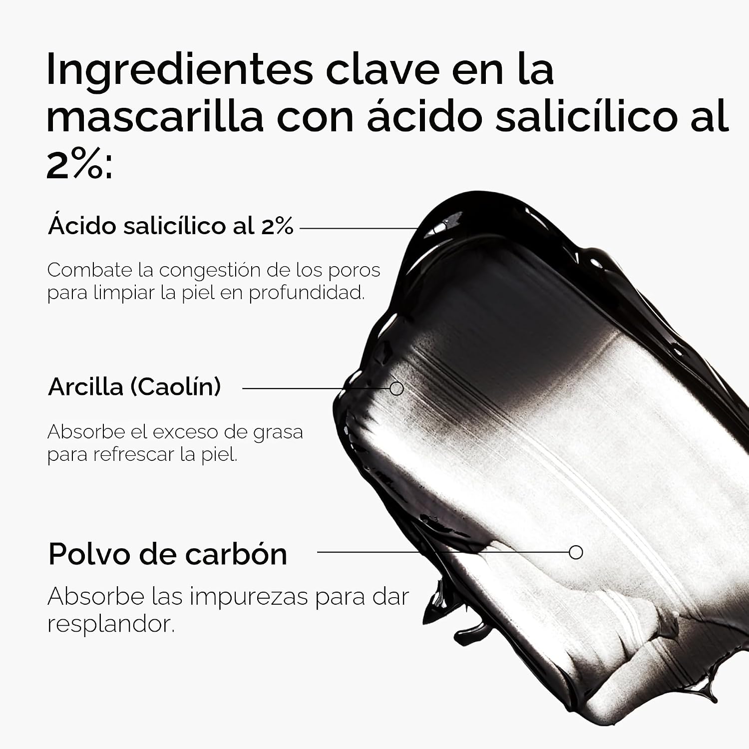 MASCARILLA FACIAL THE ORDINARY SALICYLIC ACID 2% CON CARBÓN Y ARCILLA, 50ML - 2