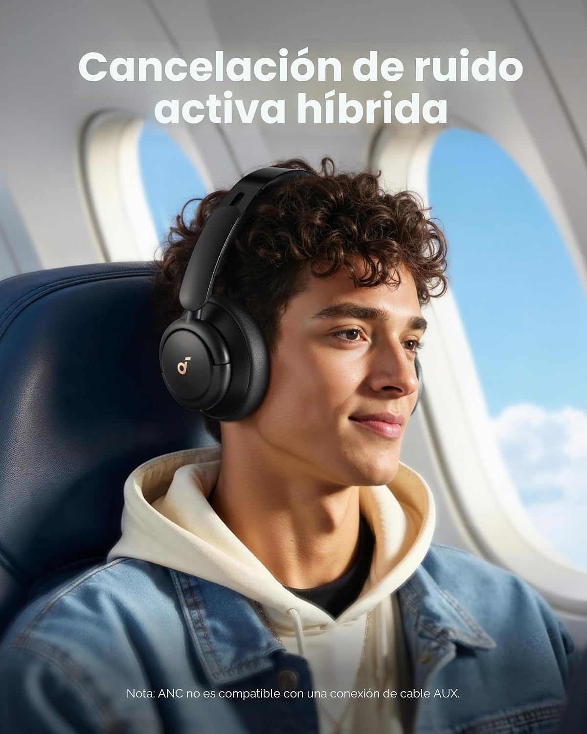 AUDÍFONOS SOUNDCORE BY ANKER Q30 HYBRID ACTIVE NOISE CANCELLING NEGRO - 3