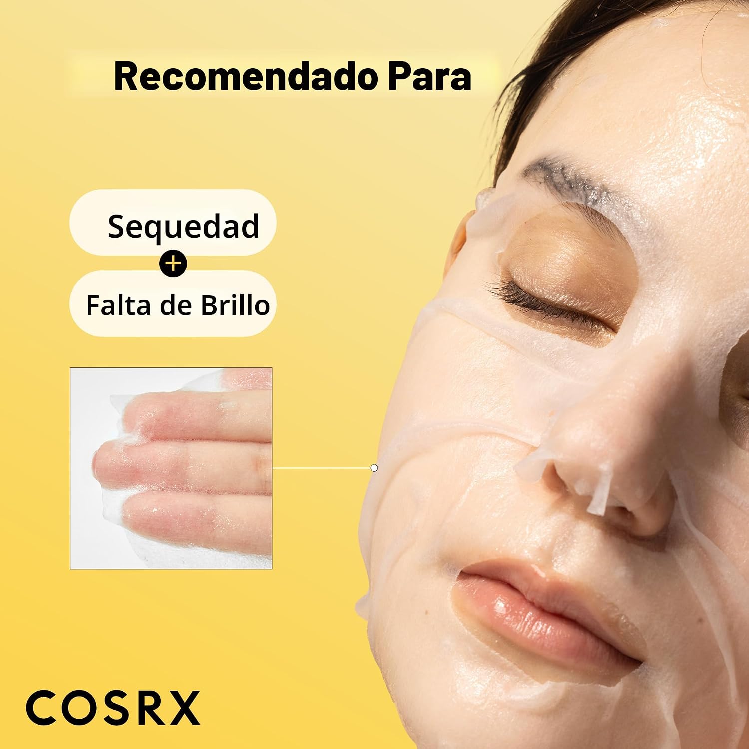 MASCARILLA FACIAL COSRX SNAIL MUCIN SHEET MASK 10 UNIDADES - 4