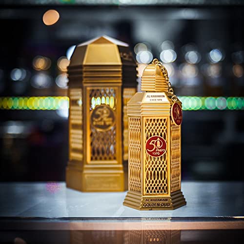 PERFUME AL HARAMAIN GOLDEN OUD UNISEX 3.4 OZ EDP SPRAY - 4