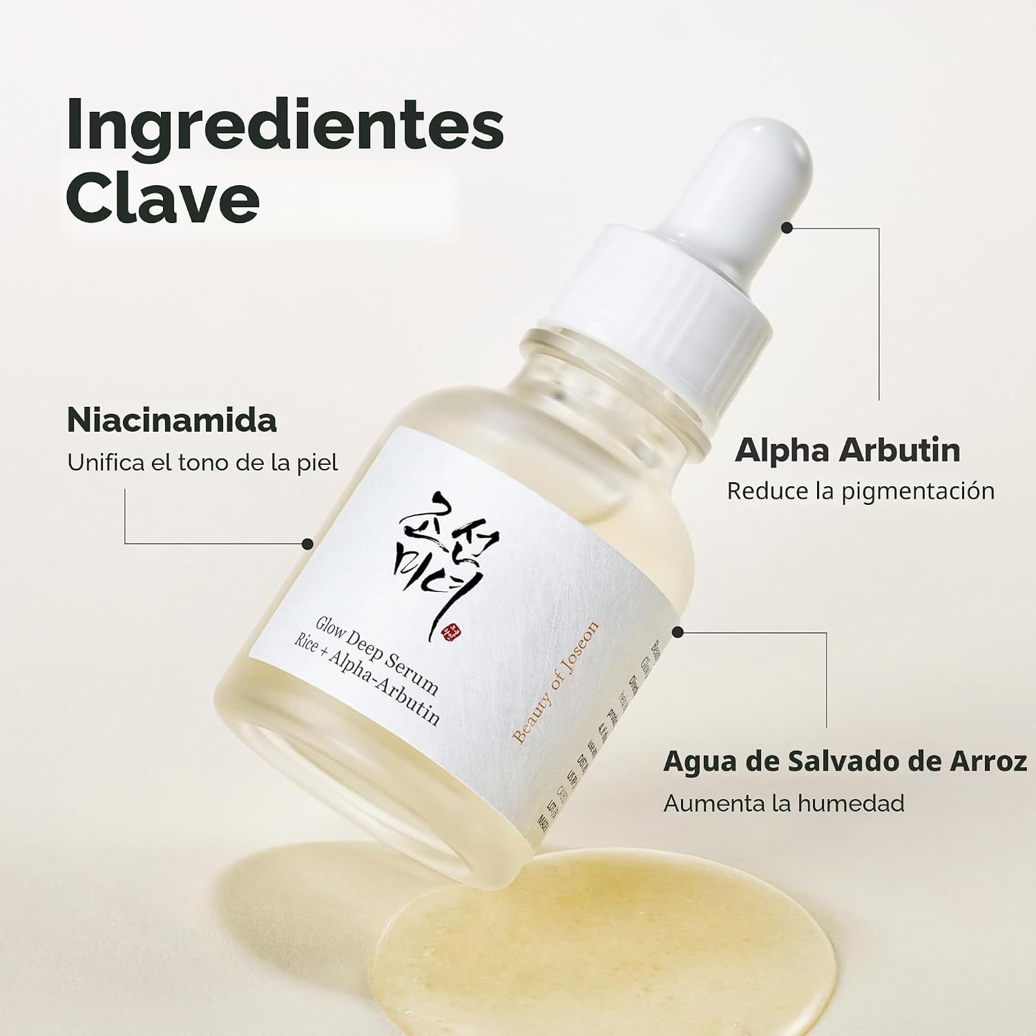 SERUM FACIAL BEAUTY OF JOSEON GLOW DEEP RICE ALPHA-ARBUTIN NIACINAMIDA - 5