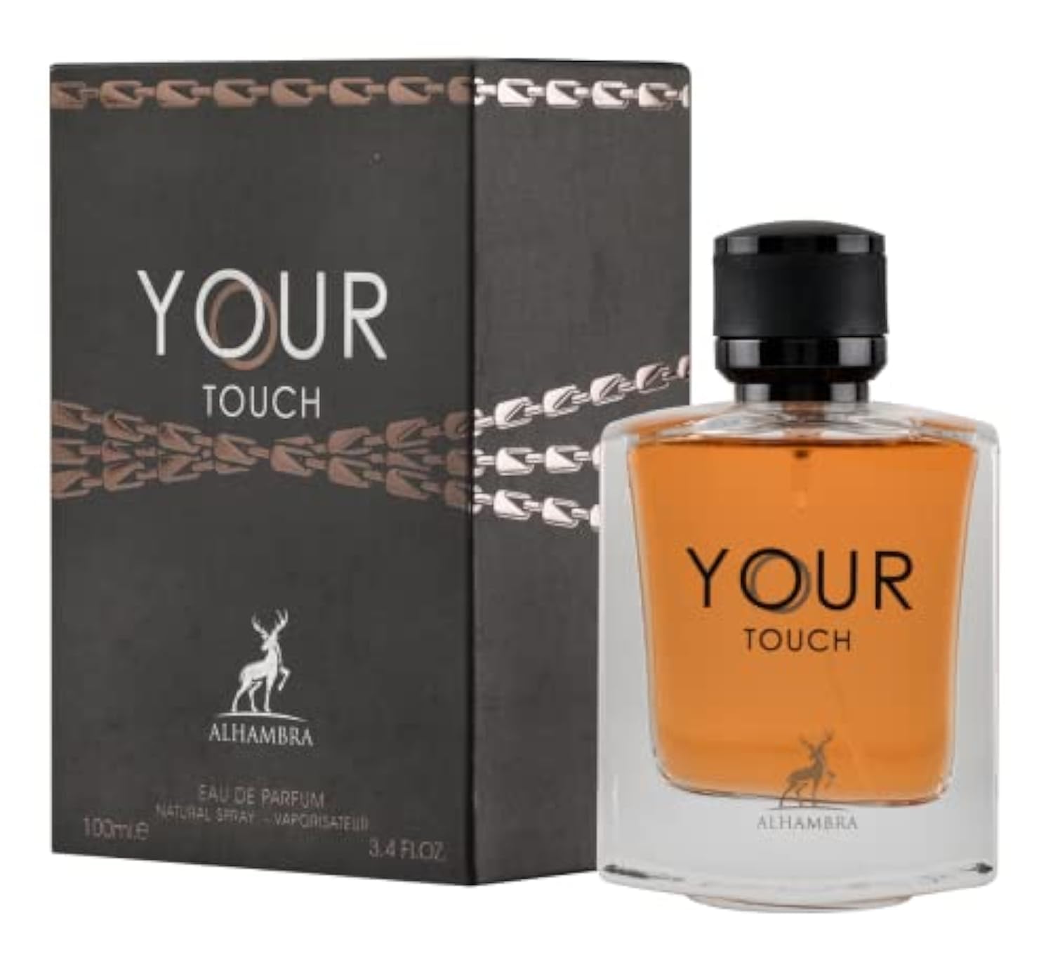 PERFUME YOUR TOUCH BY MAISON ALHAMBRA PARA HOMBRE 3.4 OZ EDP SPRAY - 1