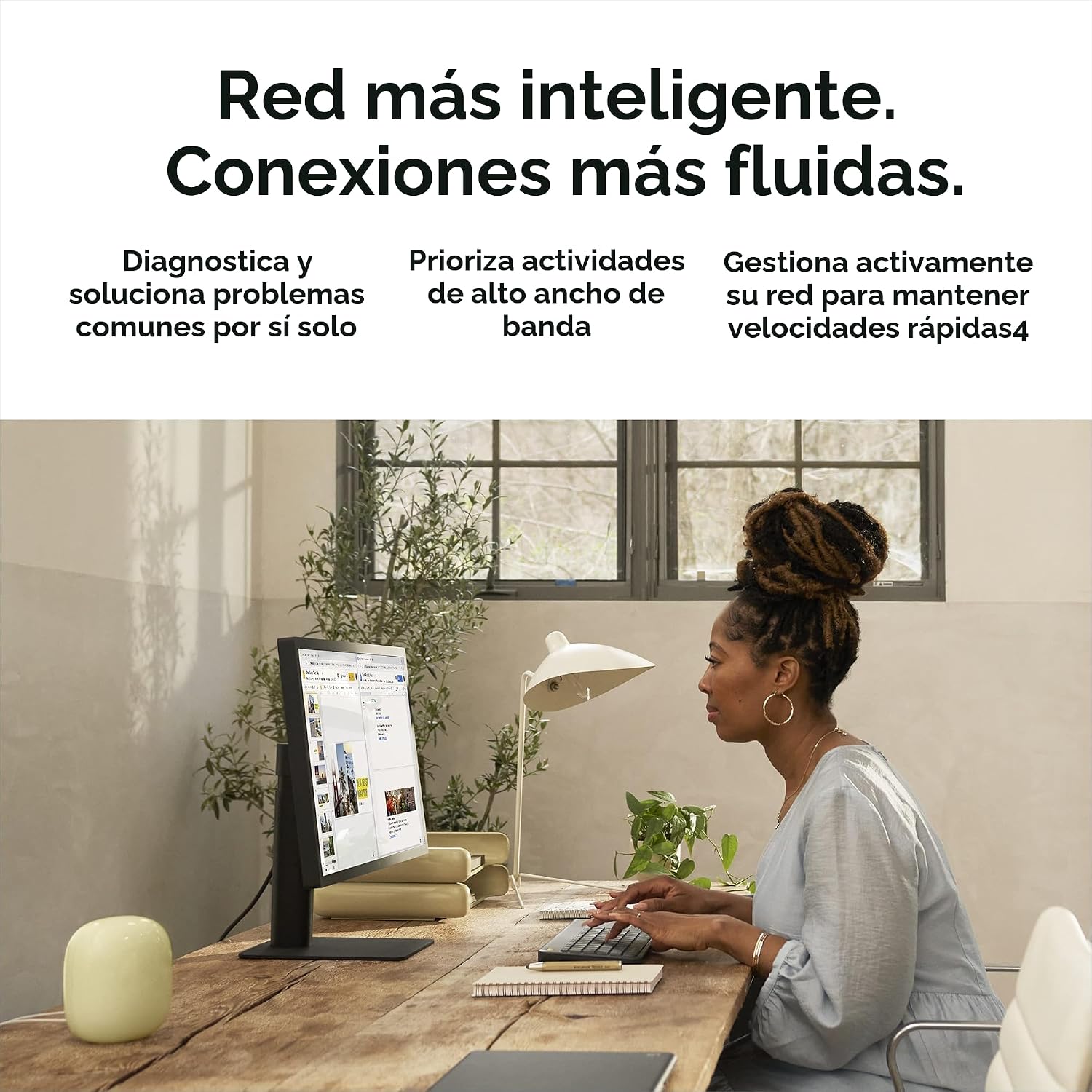 ROUTER GOOGLE NEST WIFI PRO WI-FI 6E BLANCO - 3