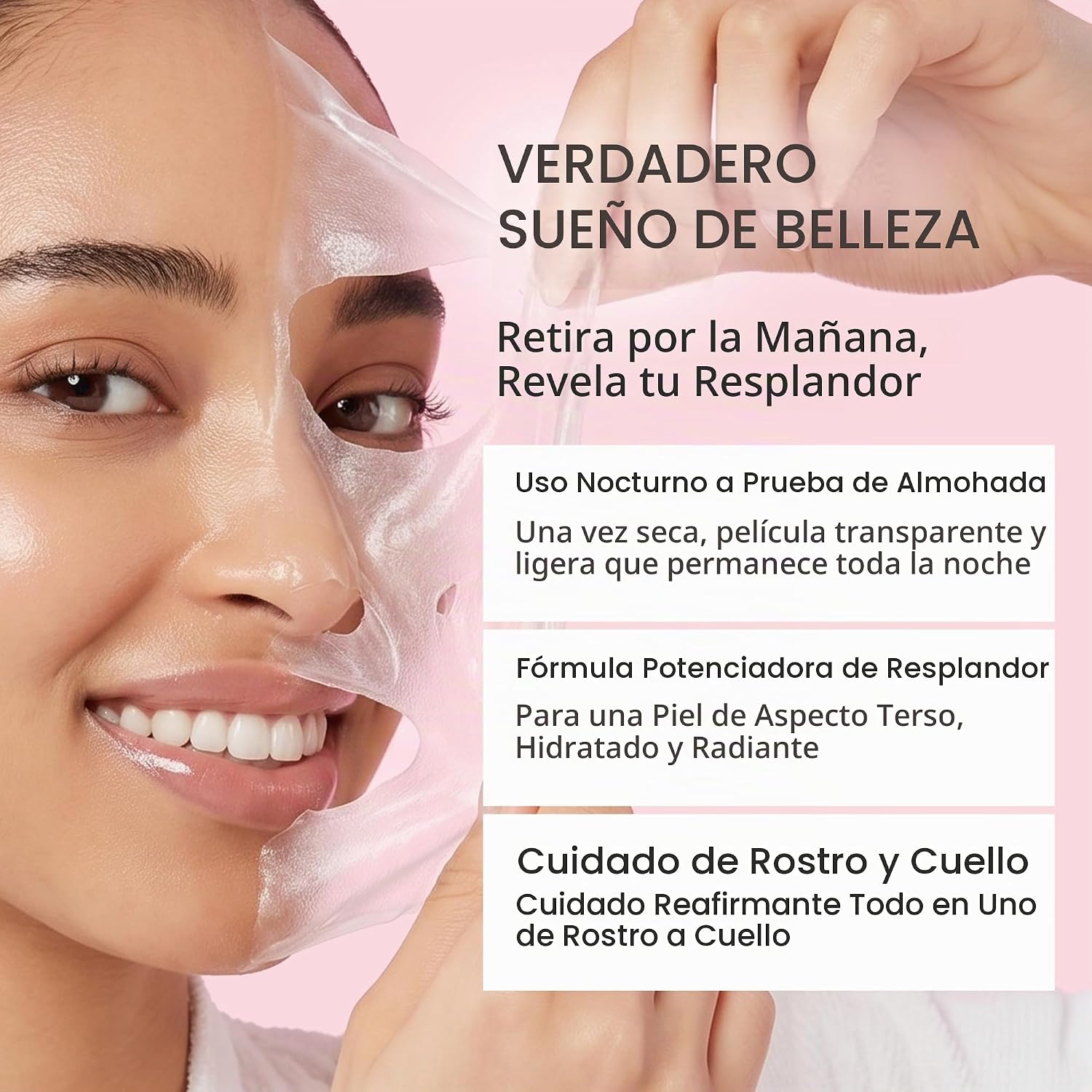 MASCARILLA FACIAL MEDICUBE WRAPPING MASK COLLAGEN PEEL OFF NOCTURNA - 4