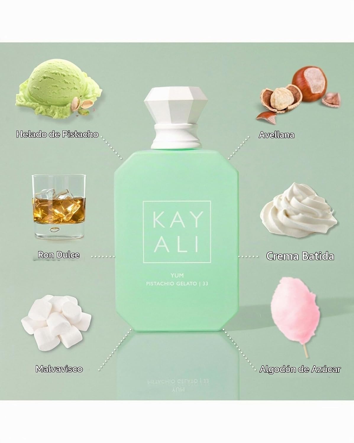 PERFUME HUDA BEAUTY KAYALI YUM PISTACHIO GELATO EAU DE PARFUM INTENSE 10 ML - 3