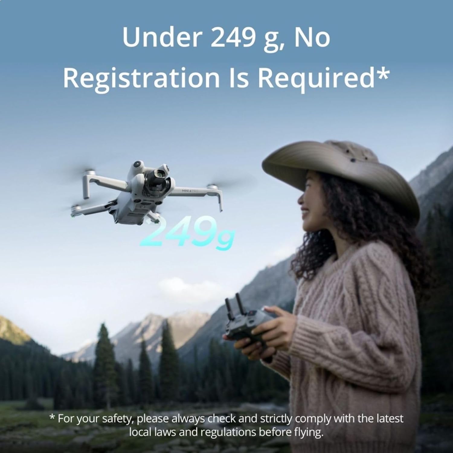 DRONE DJI MINI 4 PRO FLY MORE COMBO CON CONTROL REMOTO RC 2 PANTALLA, CÁMARA 4K UHD - 2