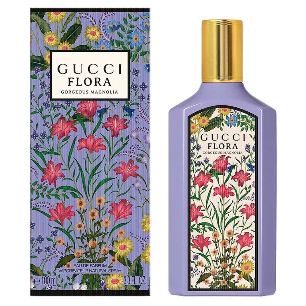 PERFUME GUCCI FLORA GORGEOUS MAGNOLIA EAU DE PARFUM 3.3 OZ - 2