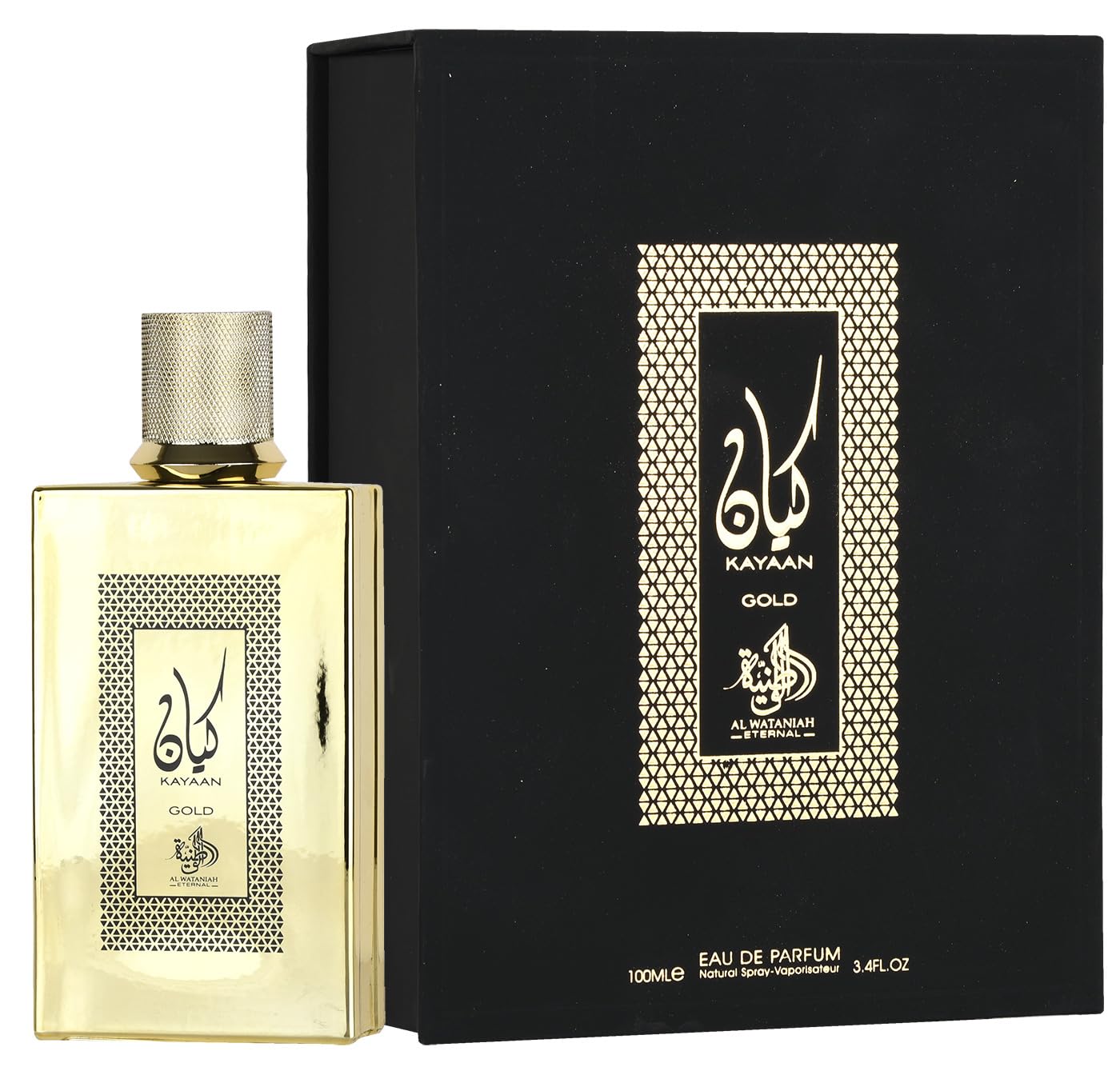 PERFUME AL WATANIAH KAYAAN GOLD EAU DE PARFUM 3.4 OZ - 1