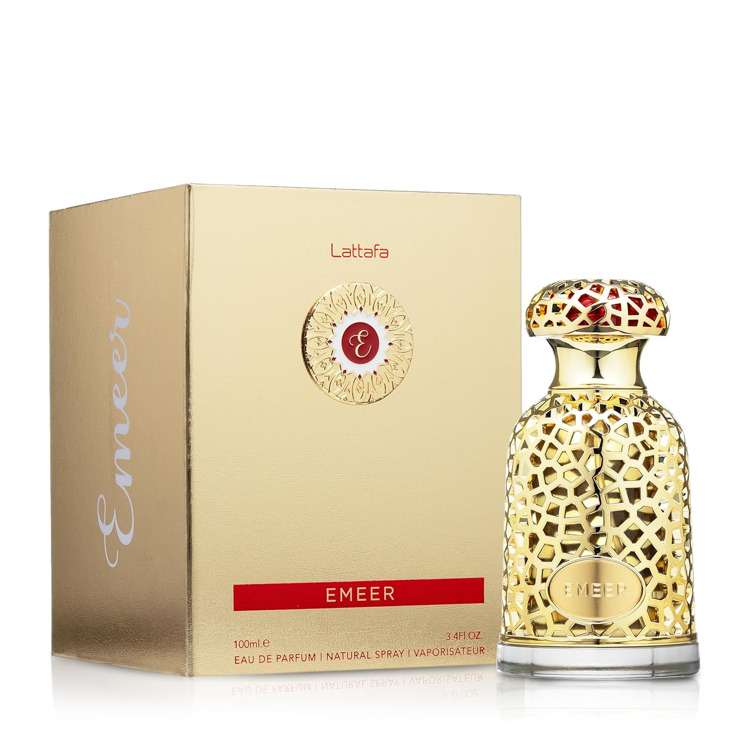PERFUME LATTAFA EMEER EAU DE PARFUM UNISEX 3.4 OZ - 2