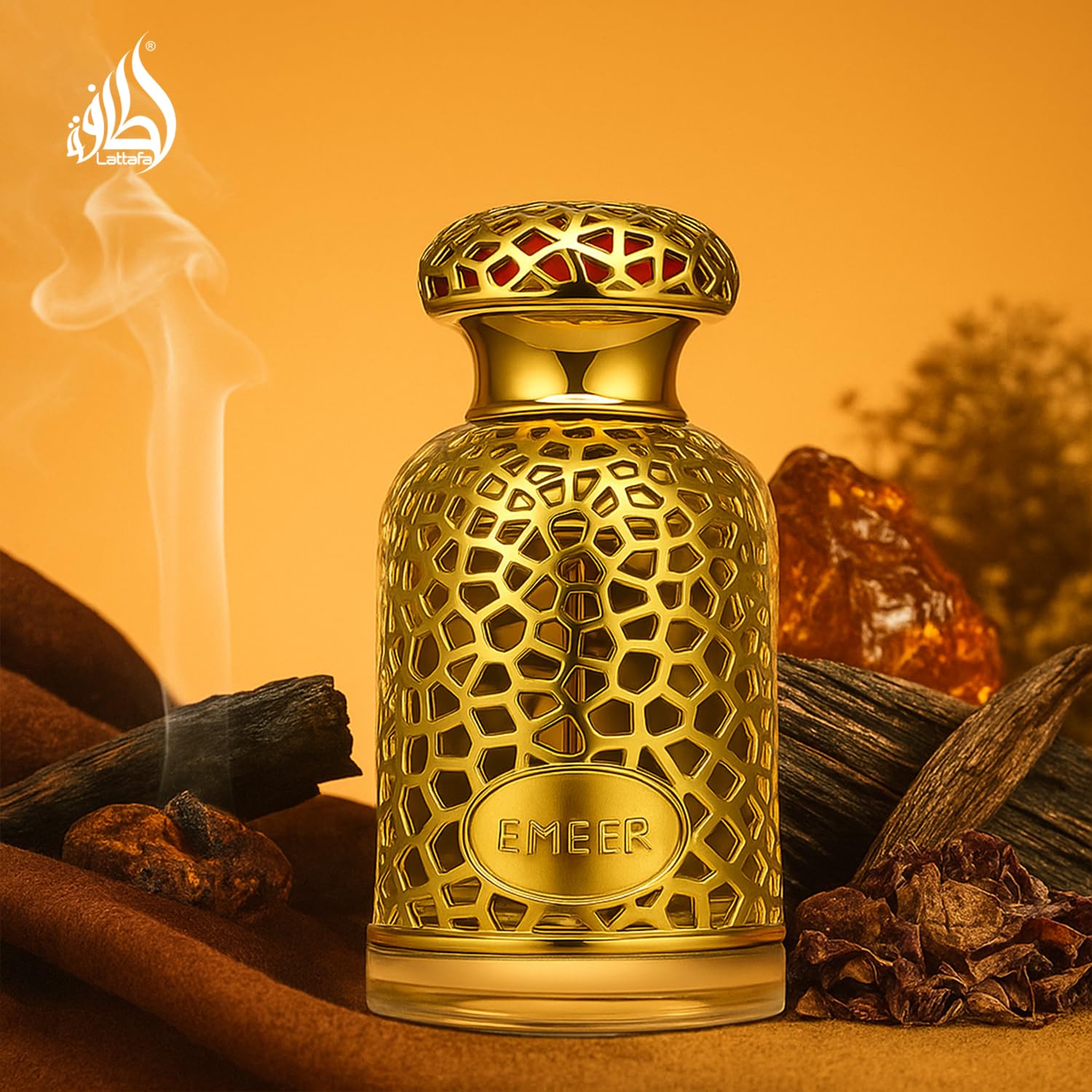 PERFUME LATTAFA EMEER EAU DE PARFUM UNISEX 3.4 OZ - 4