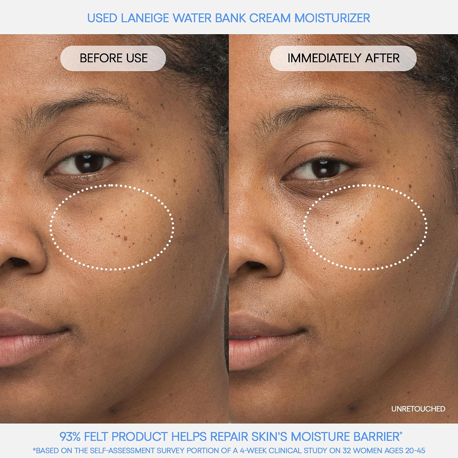 CREMA HIDRATANTE LANEIGE WATER BANK BLUE HYALURONIC CREAM 1.6 FL OZ - 4