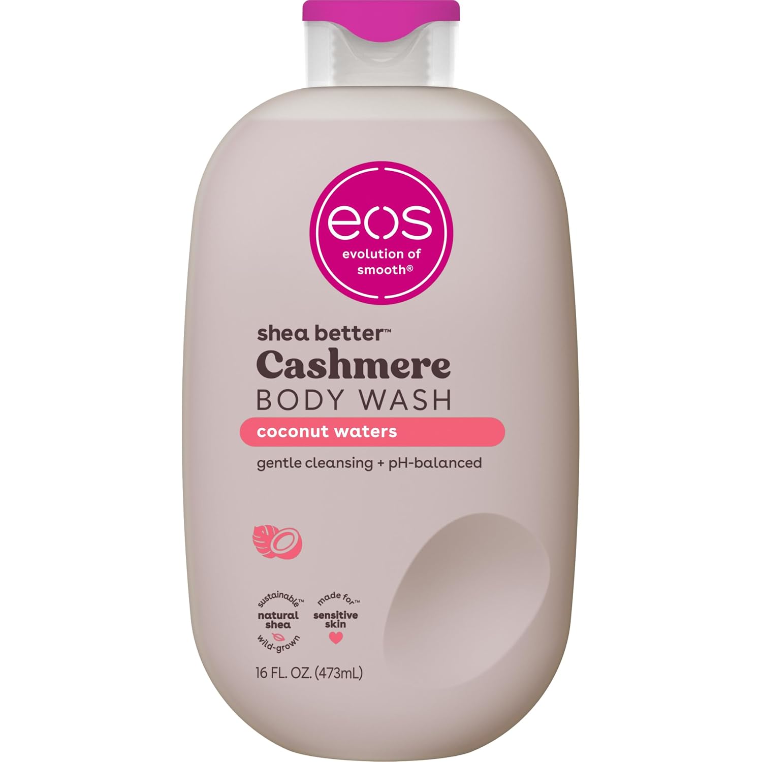 GEL DE DUCHA EOS CASHMERE COCONUT WATERS 16 FL OZ - 1