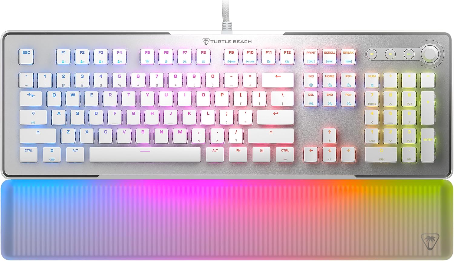 TECLADO TURTLE BEACH VULCAN II MAX ÓPTICO-MECÁNICO RGB GAMING - 1