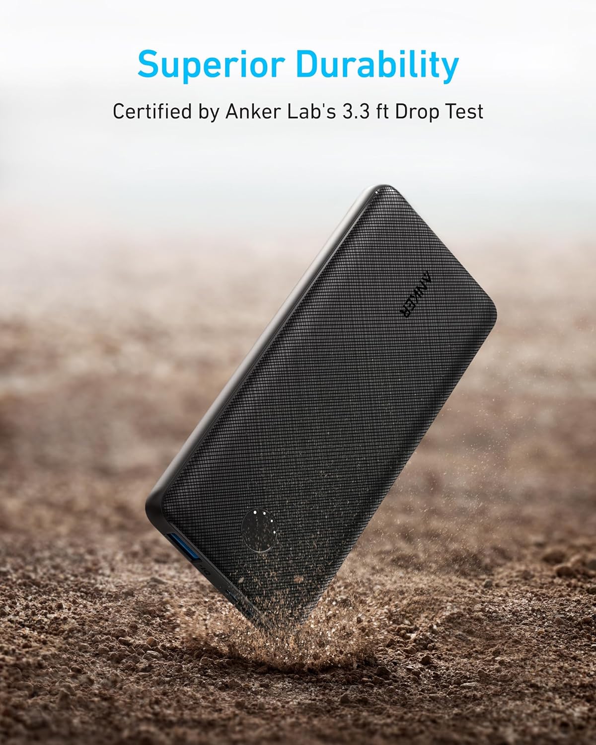 BATERÍA EXTERNA ANKER POWERCORE SLIM 10000MAH CON USB-C - 4