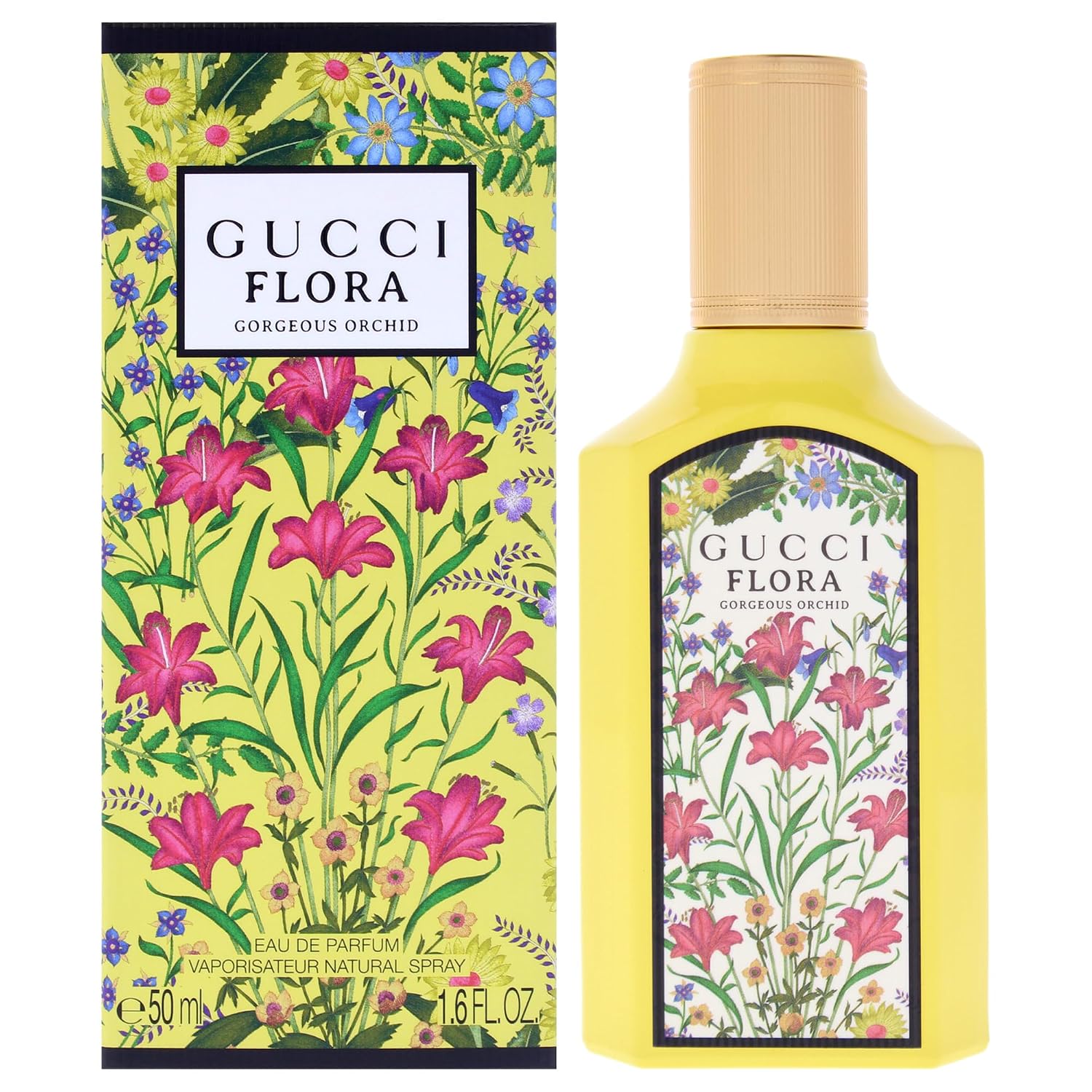 PERFUME GUCCI FLORA GORGEOUS ORCHID EAU DE PARFUM 1.6 OZ - 1